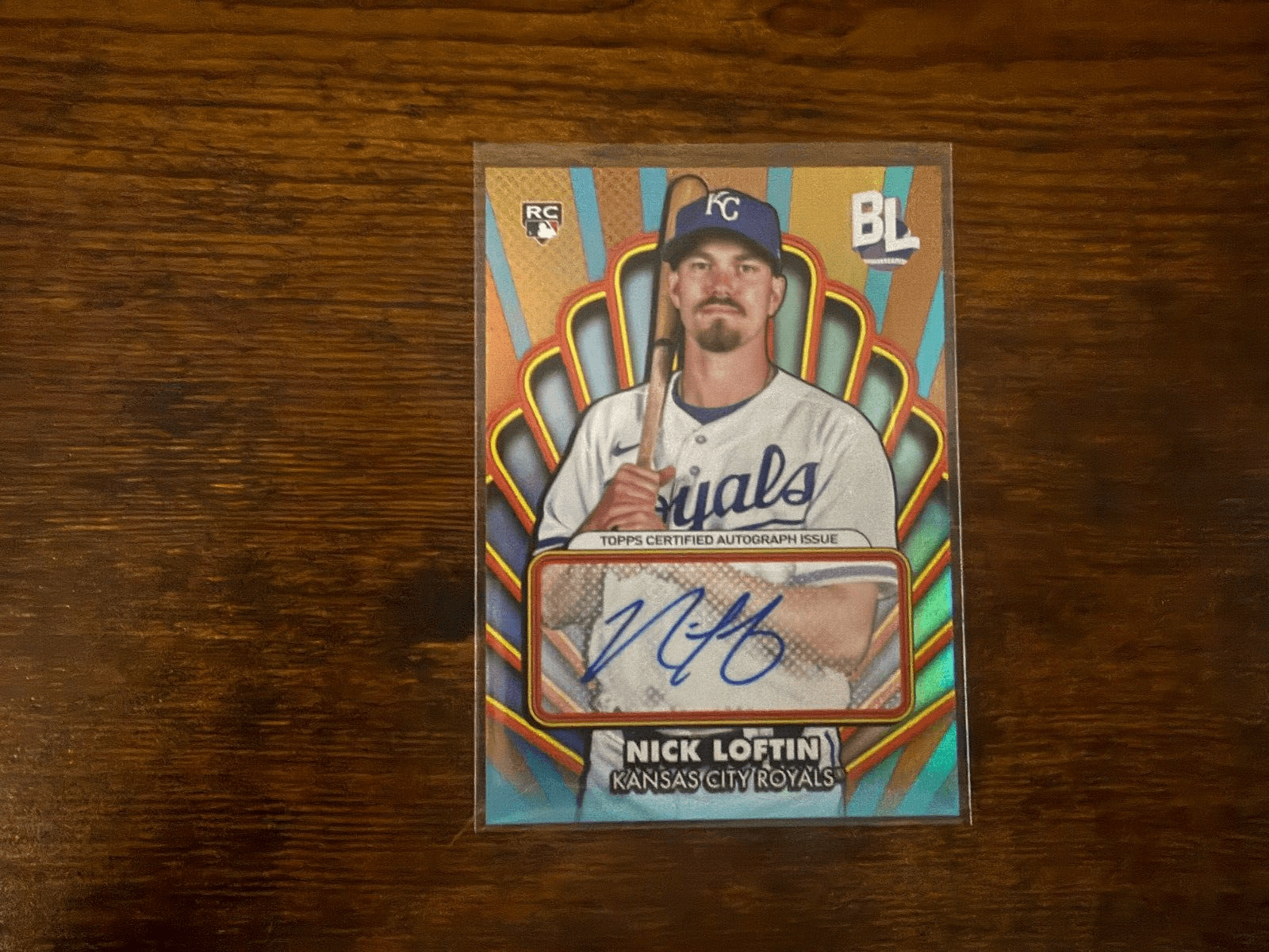 2024 Topps Big League Baseball Nick Lofton Rookie Auto #OAA-NL