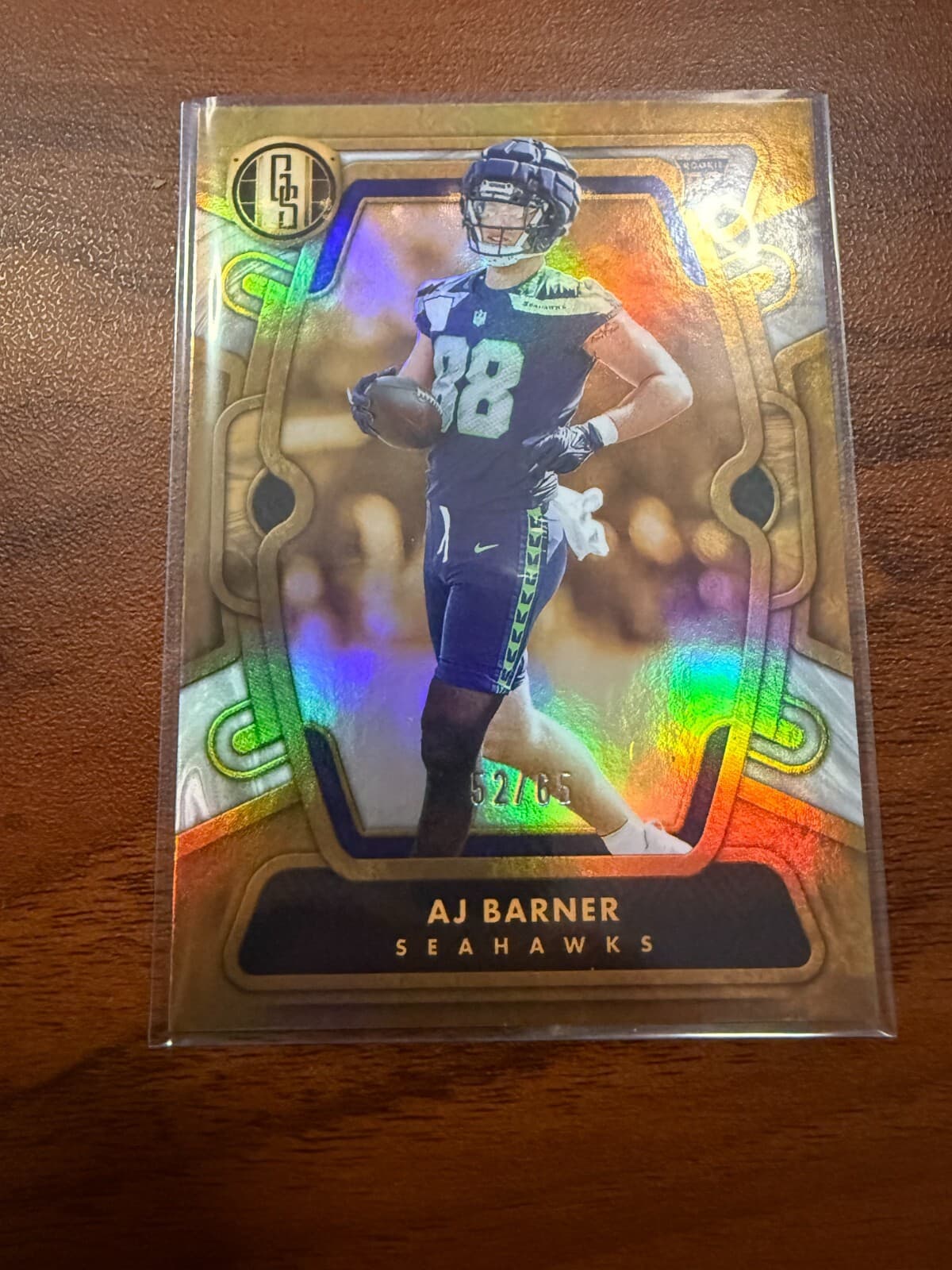 2024 Panini Gold Standard AJ Barner (RC) #161 /65 - Seattle