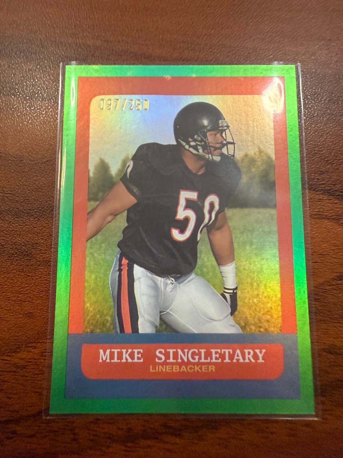 2023 Topps Composite Mike Singletary Heritage Green Rainbow /250!!