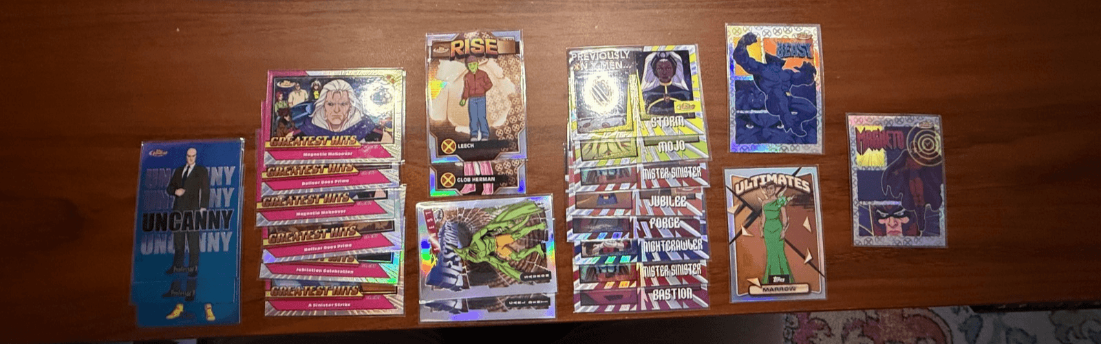 2025 Topps Marvel XMen 97 Refractor Lot