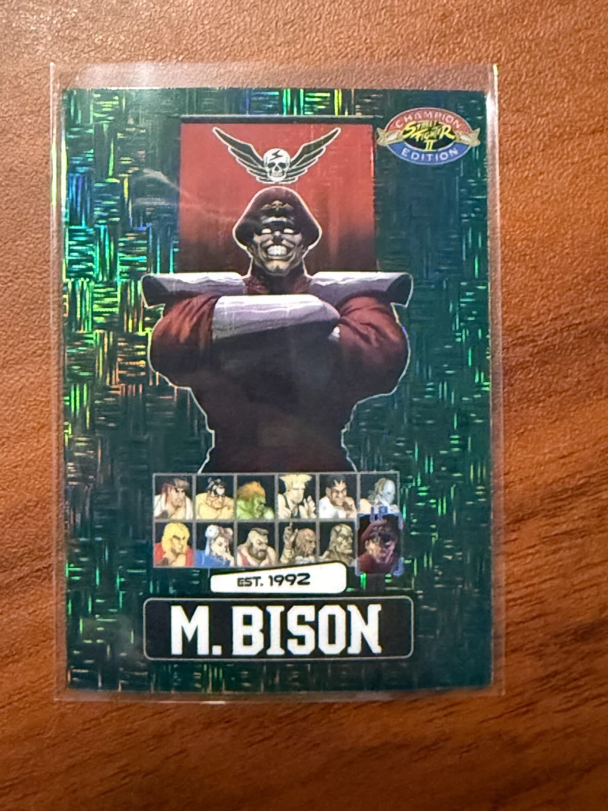 M. Bison Green Matrix /100 Card No. PSA-20 PSA Magazine Exclusive Promo