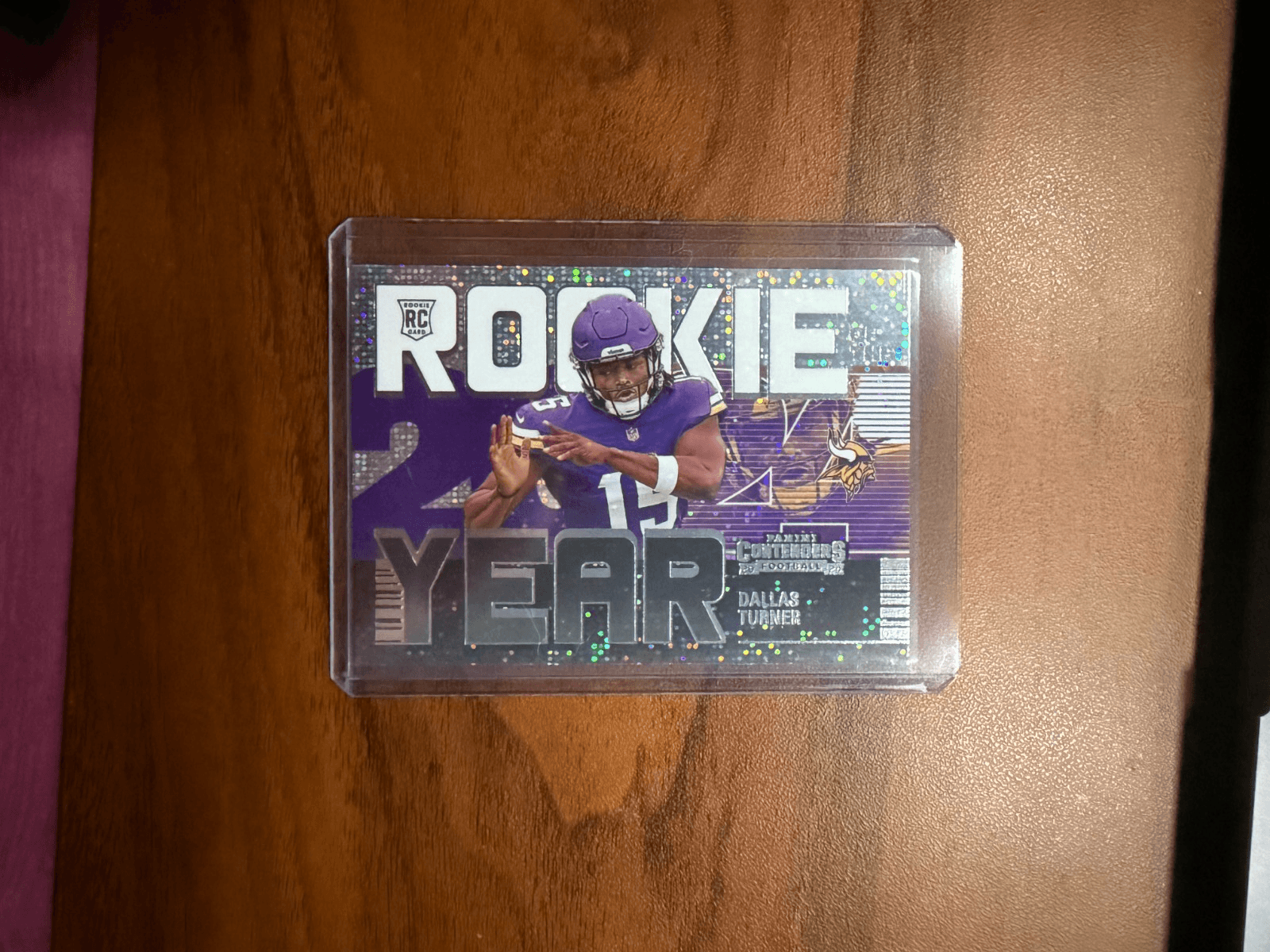 2024 Contenders Dallas Turner Rookie of the Year Speckle