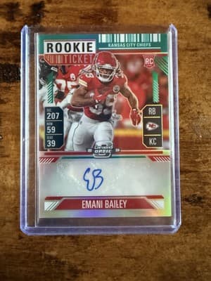 2024 Contenders Optic Emani Bailey Rookie Ticket Auto Prizm /99 RC #177