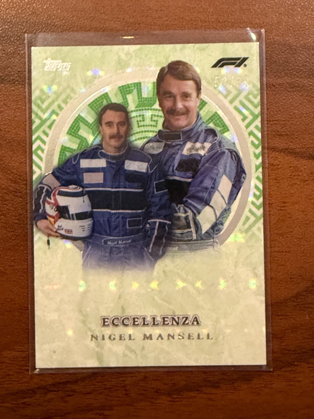 2024 Topps Formula 1 Eccellenza Nigel Mansell Supremo /99