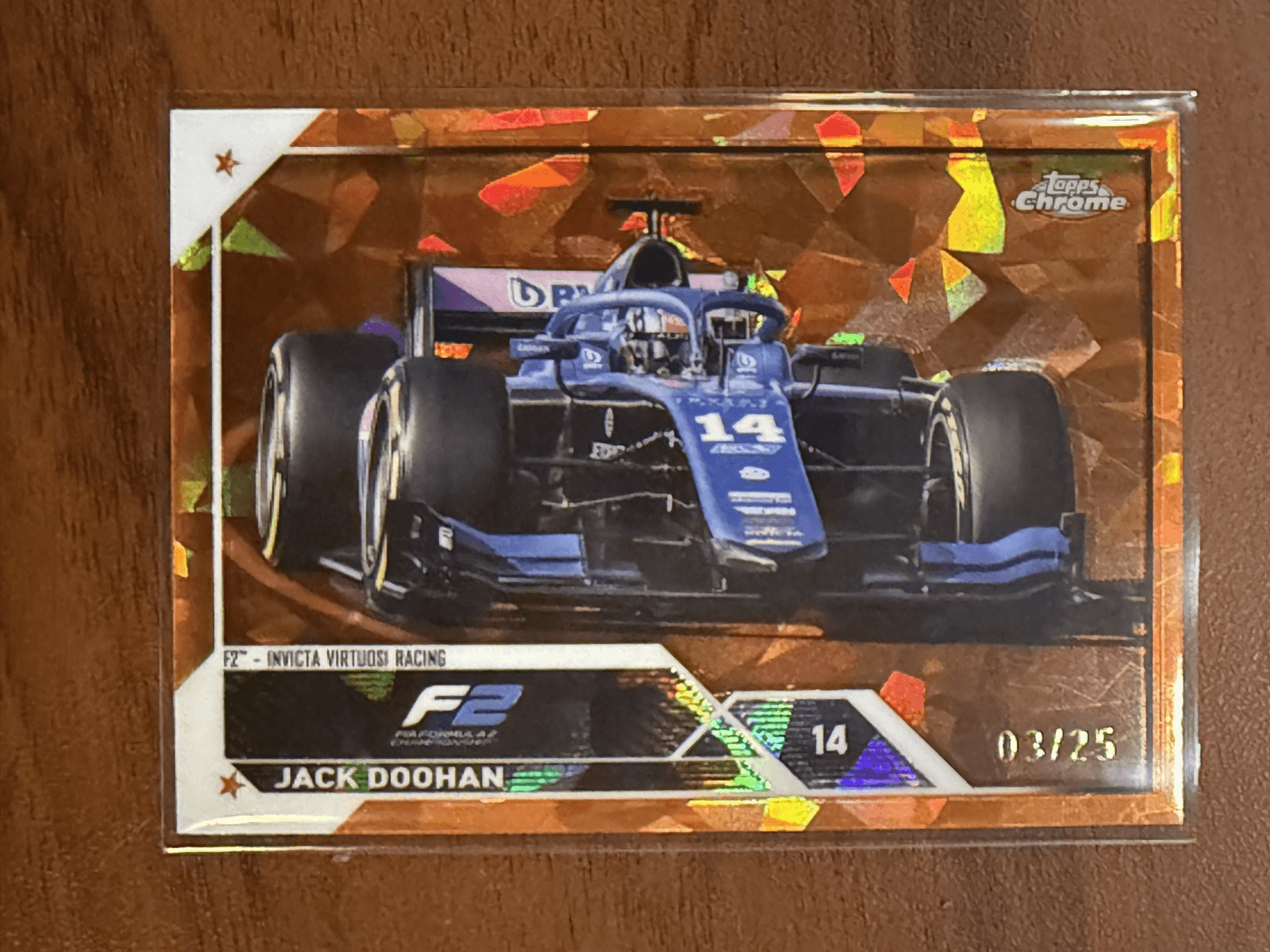 2023 Topps Chrome Sapphire Formula 1 Jack Doohan #124 Orange /25 