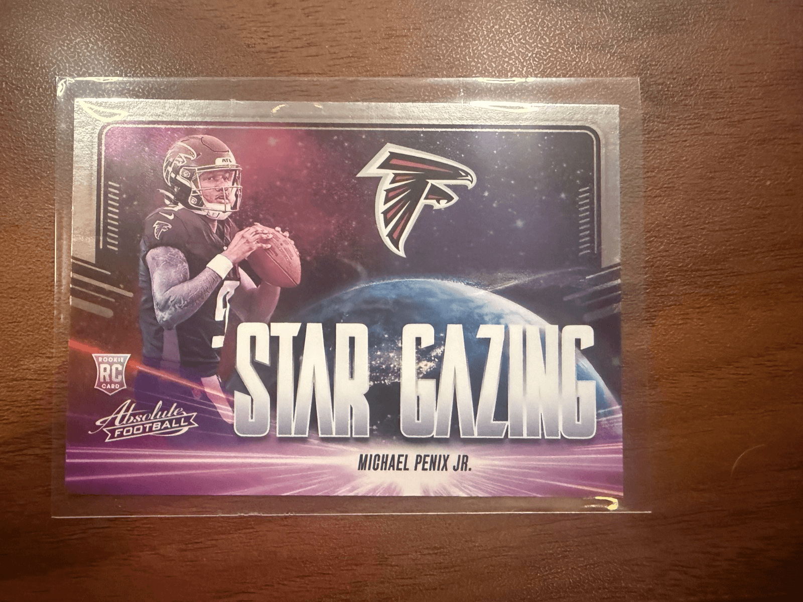 2024 Panini Absolute Michael Penix Jr. Star Gazing #SG-MPJ Atlanta Falcons