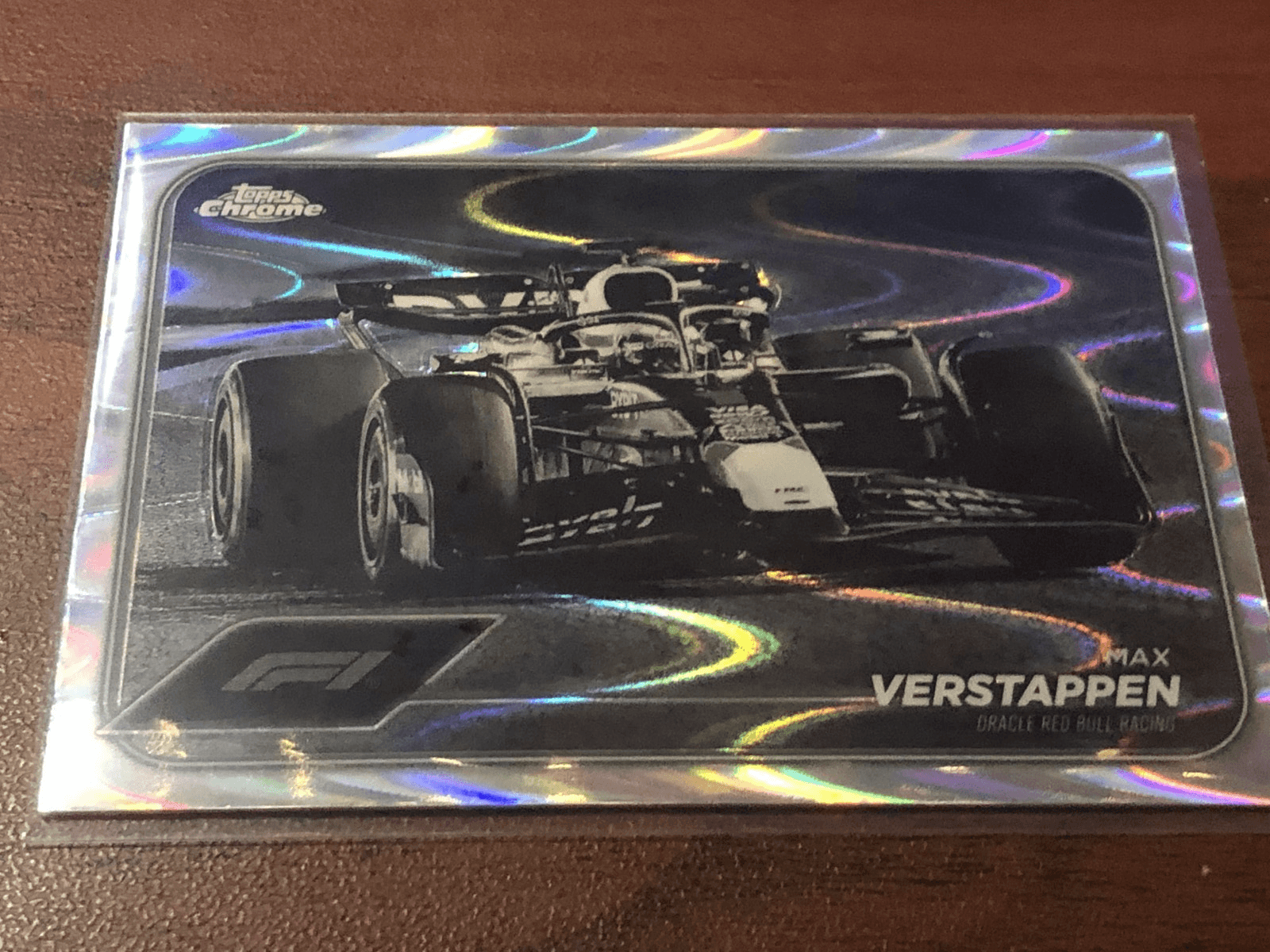 2024 Topps Chrome Formula 1 Max Verstappen Black &amp; White RayWave #73