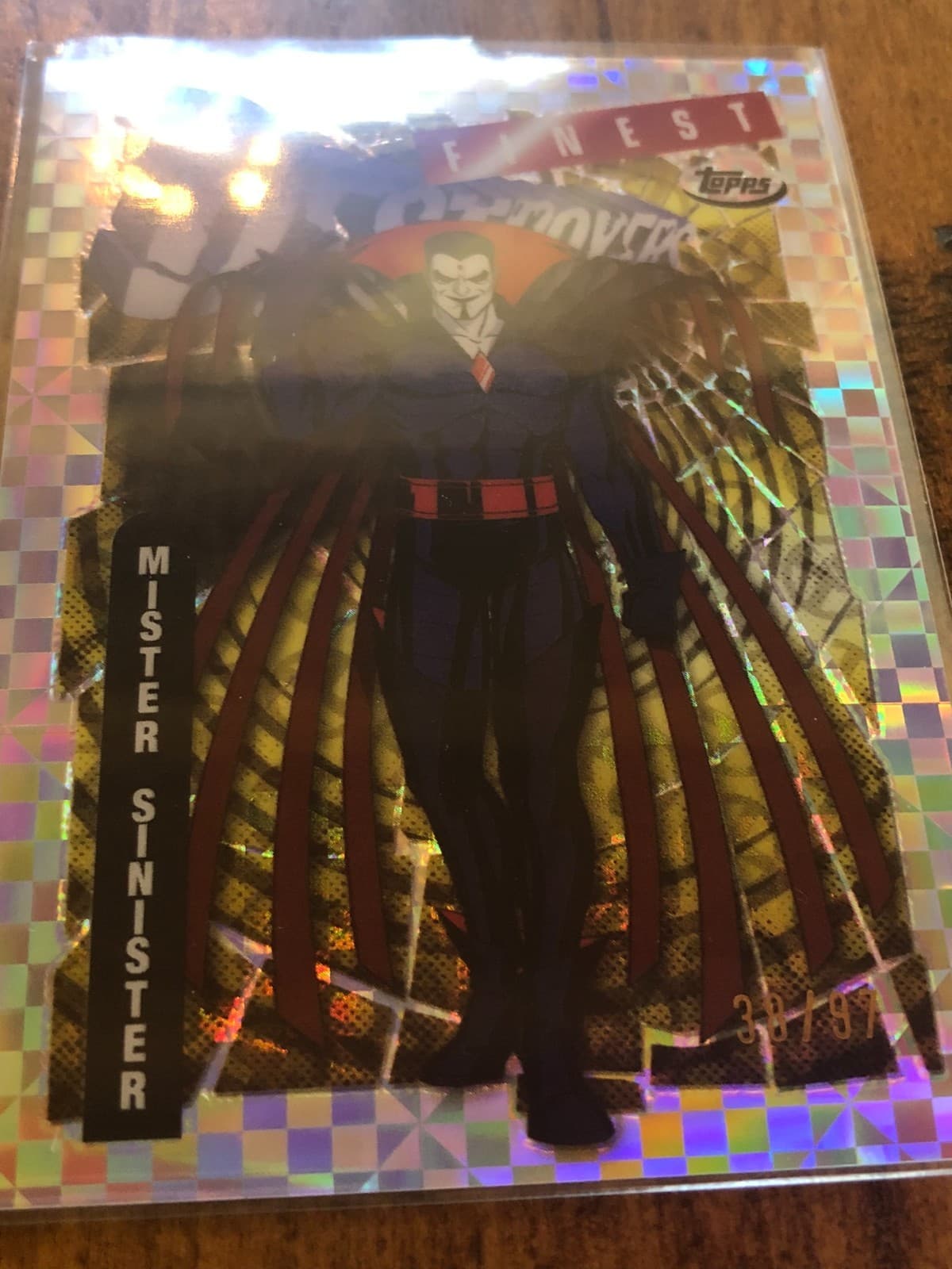 2025 Topps Finest X-Men '97 #89 Mister Sinister Refractor /97