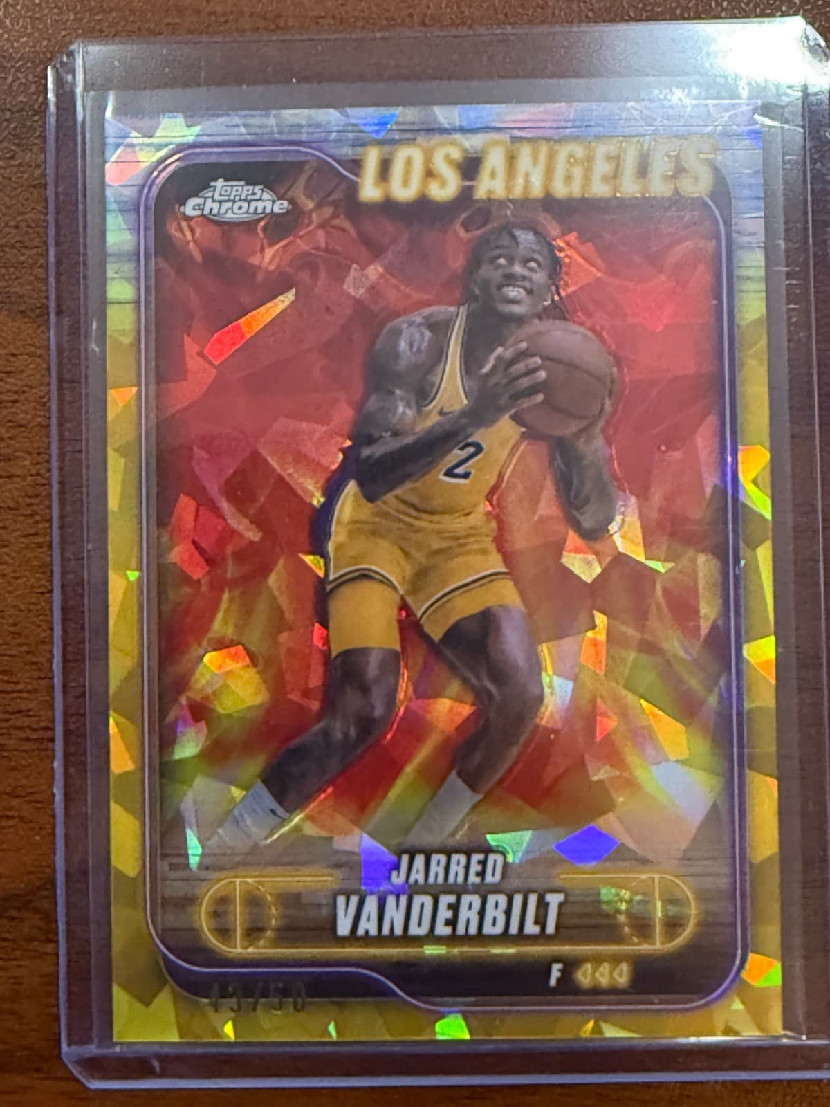 2024-25 Topps Chrome Sapphire Edition Gold /50 Jarred Vanderbilt #27