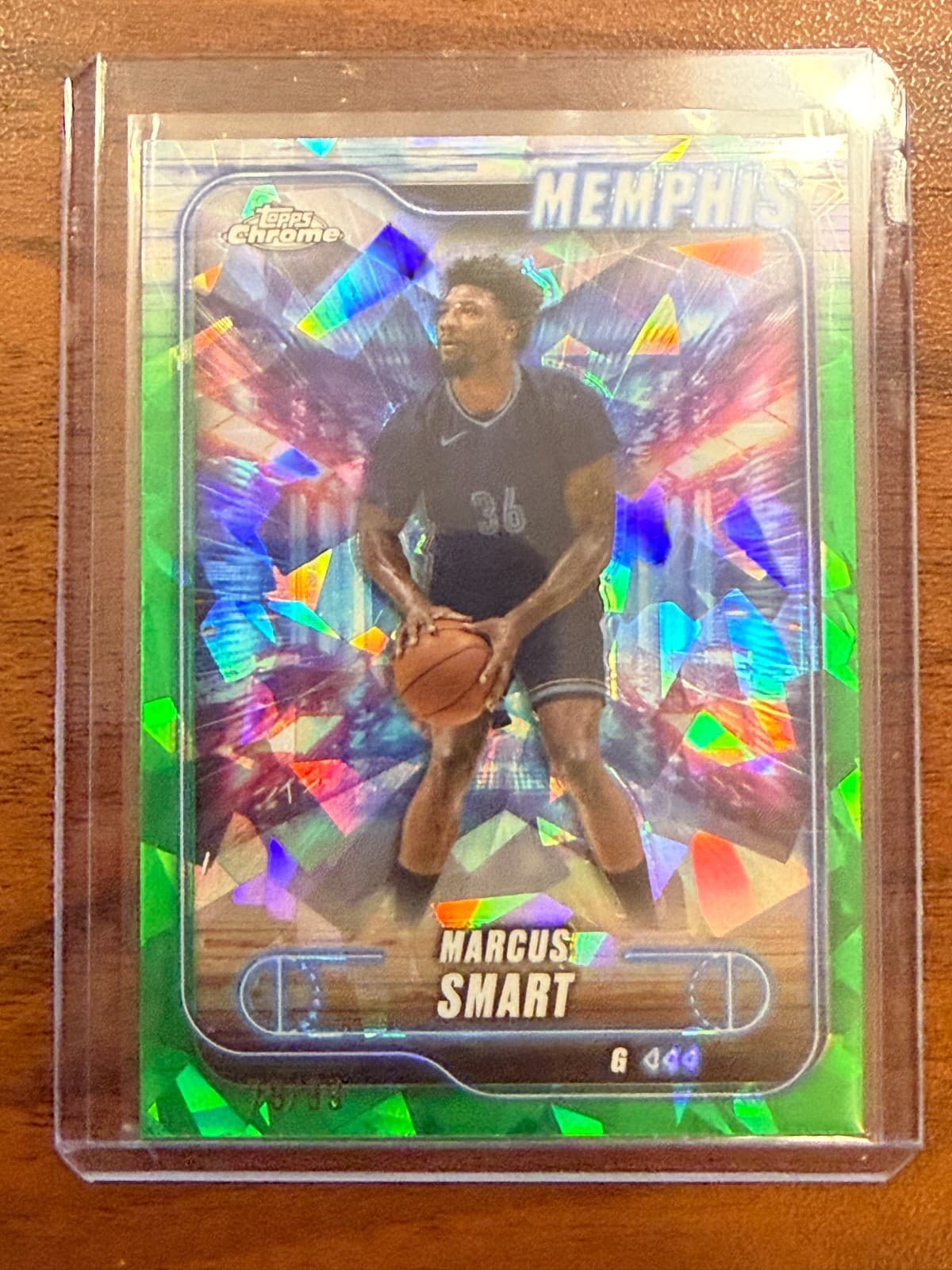 2024-25 Topps Chrome Sapphire Marcus Smart Green /99