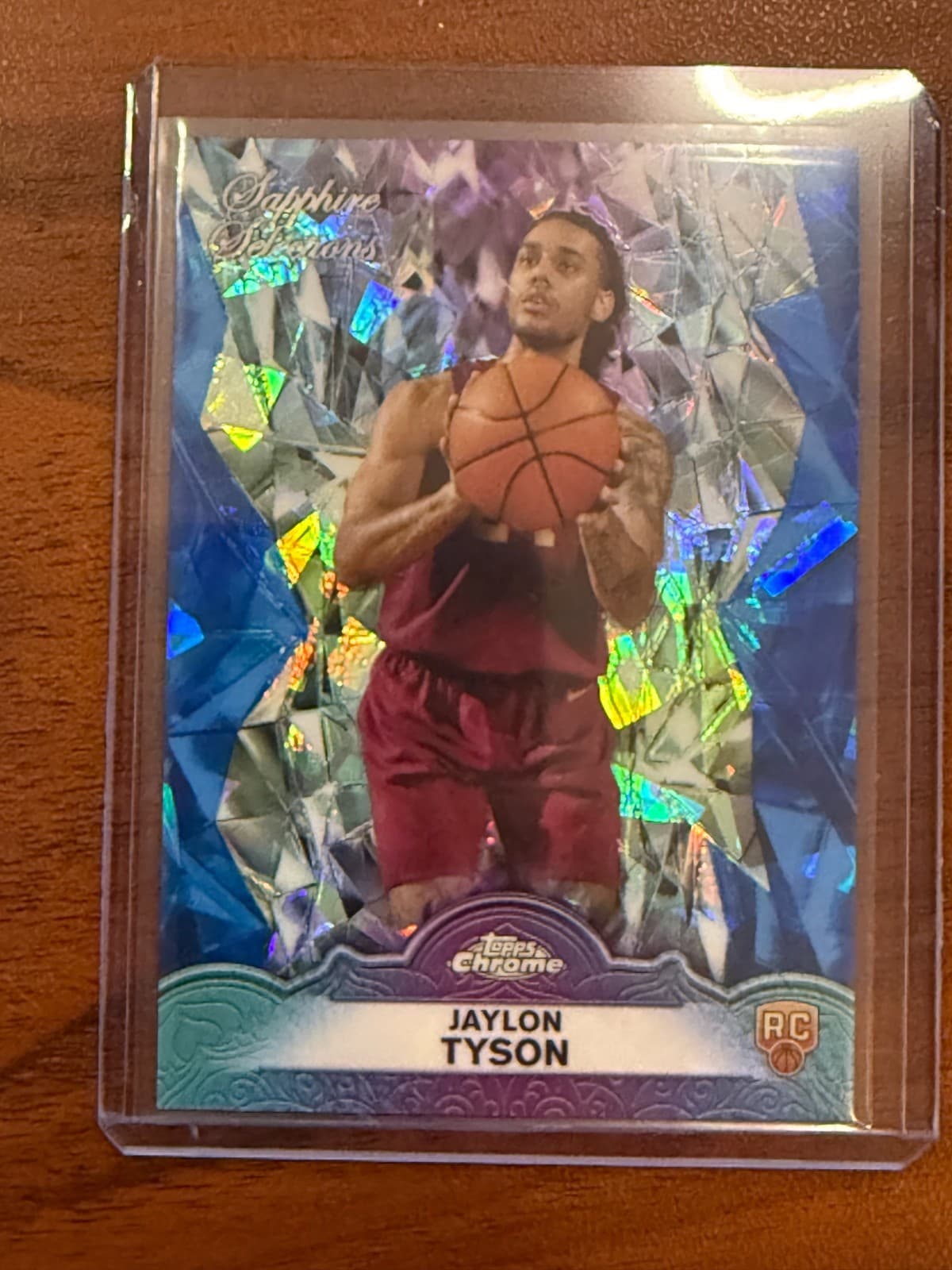2024-25 Topps Chrome Sapphire Edition Selections Jaylon Tyson #SS-13 Rookie RC