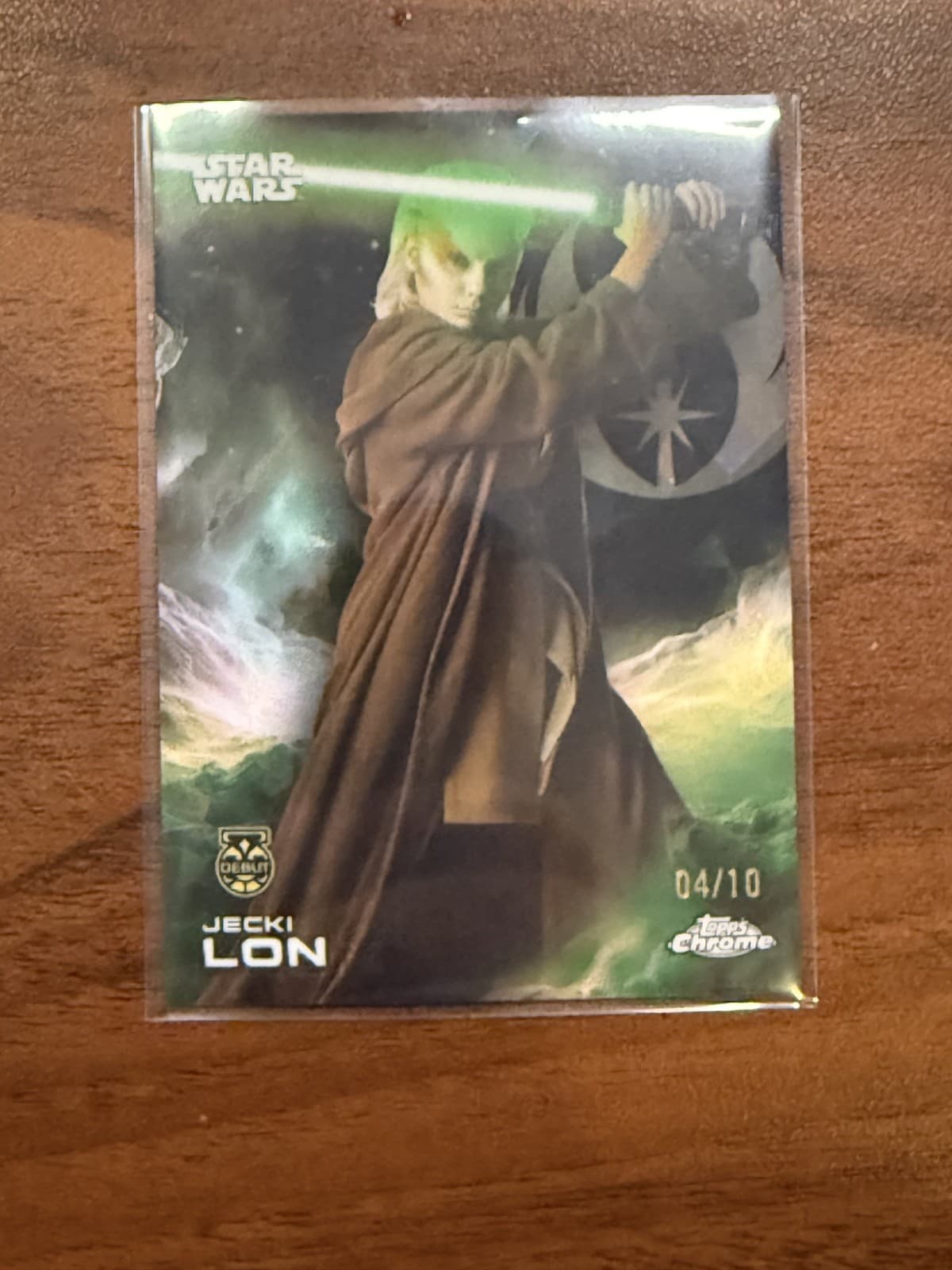 2025 Topps Chrome Star Wars Sapphire Jecki Lon /10