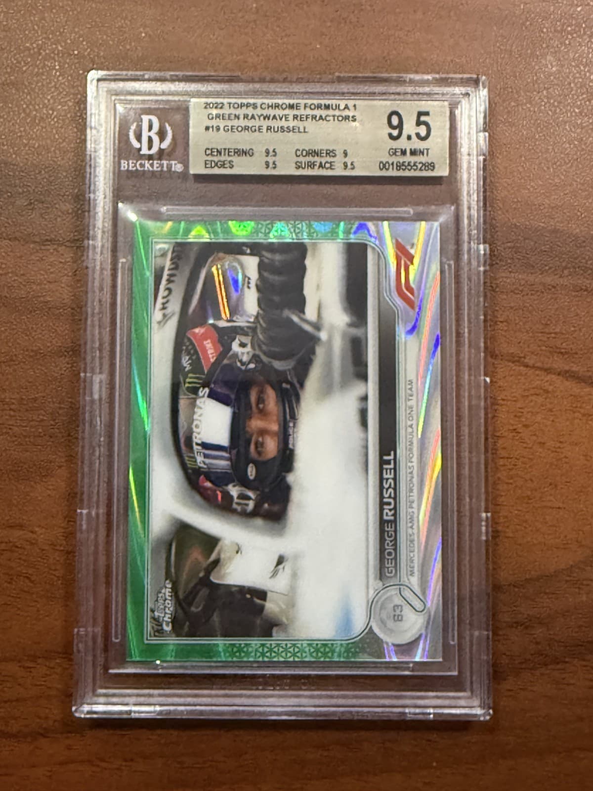 2022 Topps Formula 1 F1  George Russell /99 BGS 9.5