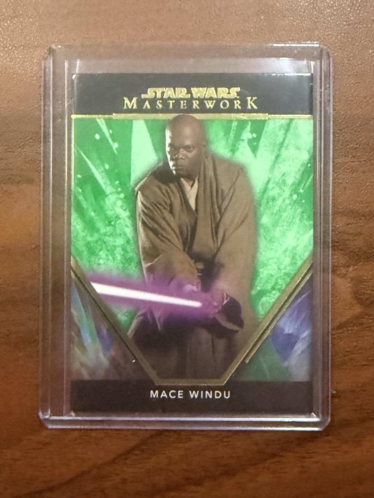 2024 Topps Star Wars Masterwork Mace Windu Green /99 #41