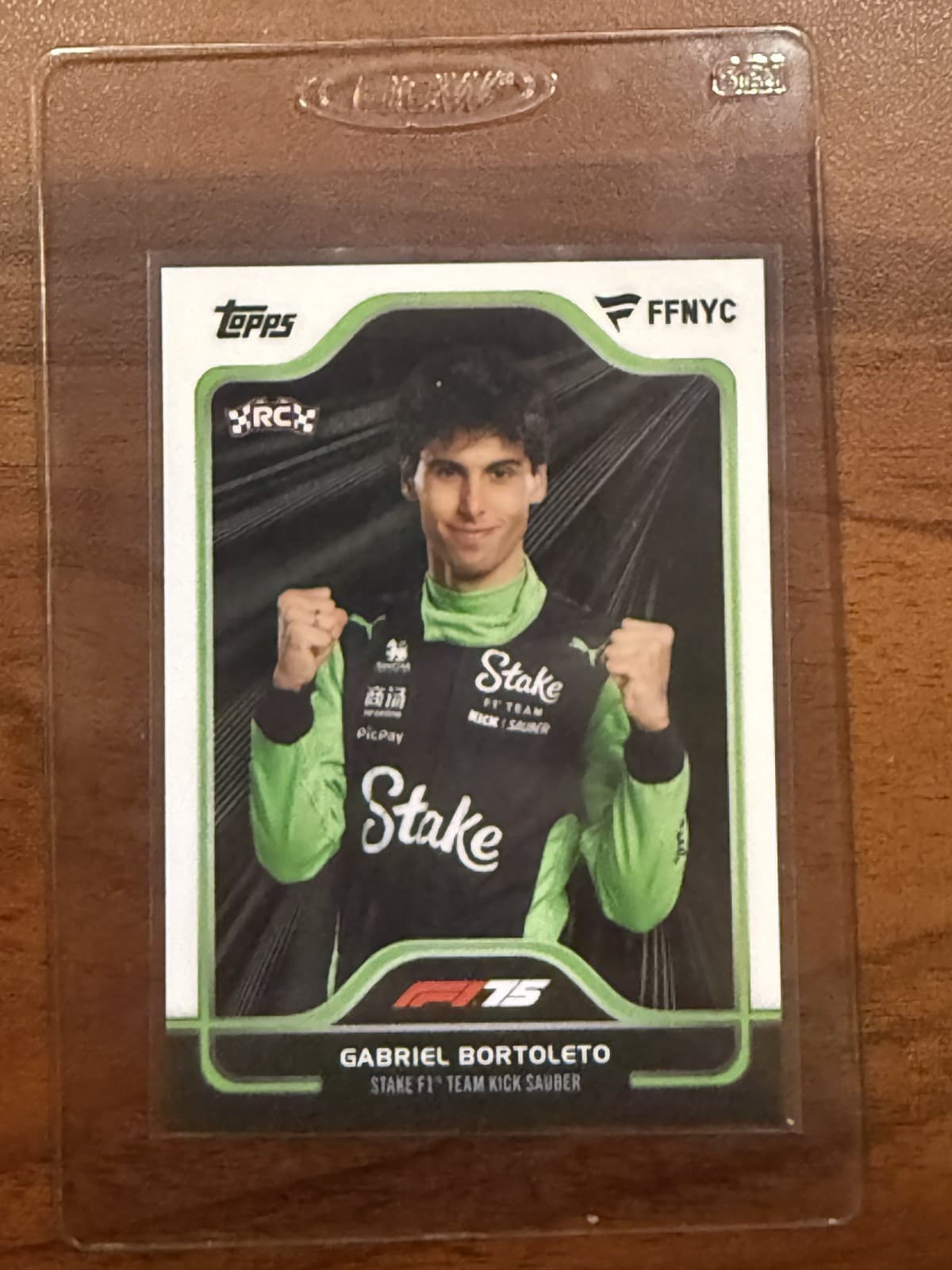 2025 Topps Fanatics Fest NYC Formula 1 F1 Gabriel Bortoleto RC Rookie #10