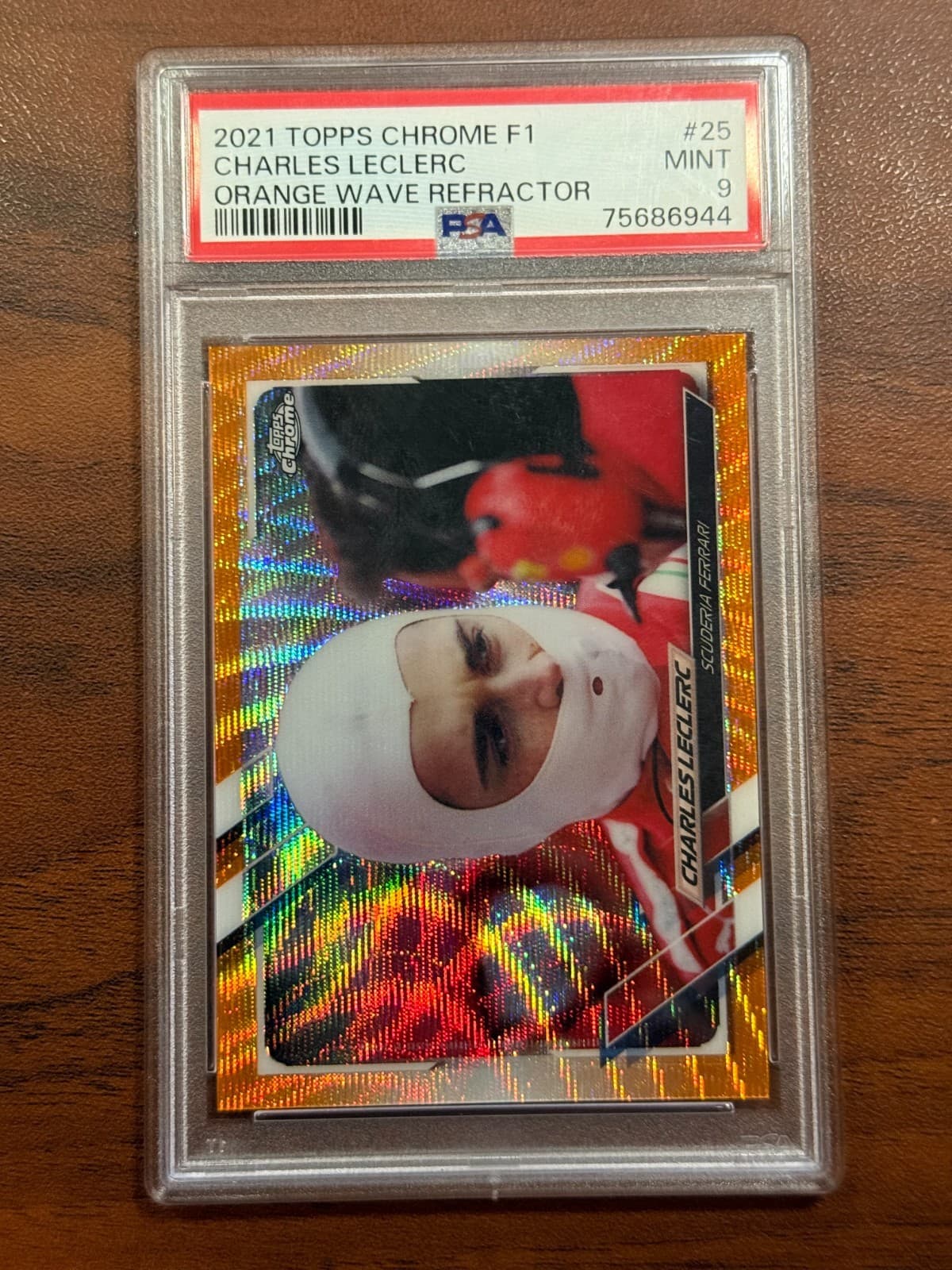 2021 Topps Chrome Charles Leclerc  /25 PSA 9