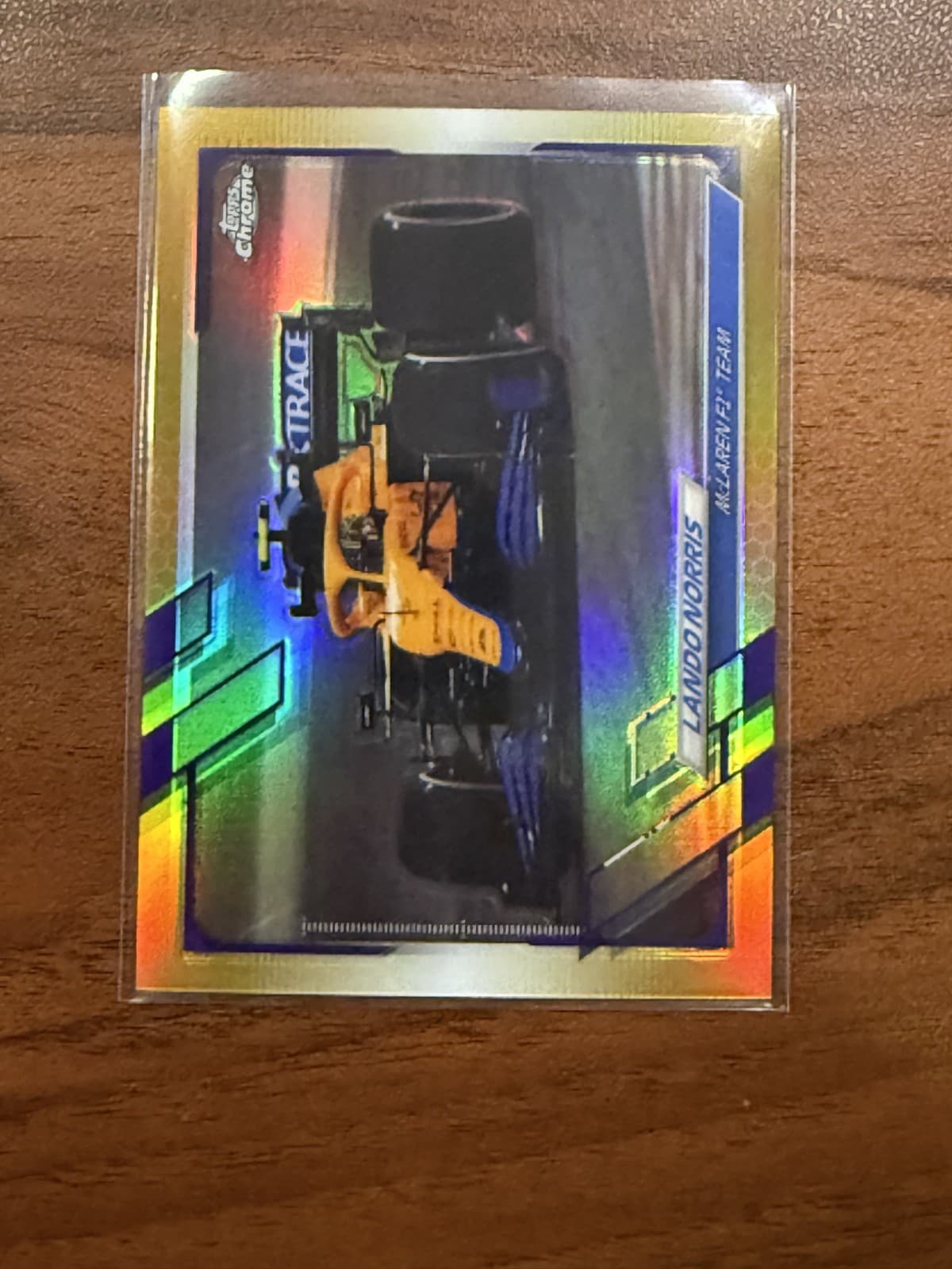 2021 Topps Chrome Formula 1 F1 Lando Norris Purple Gold Refractor #101 McLaren