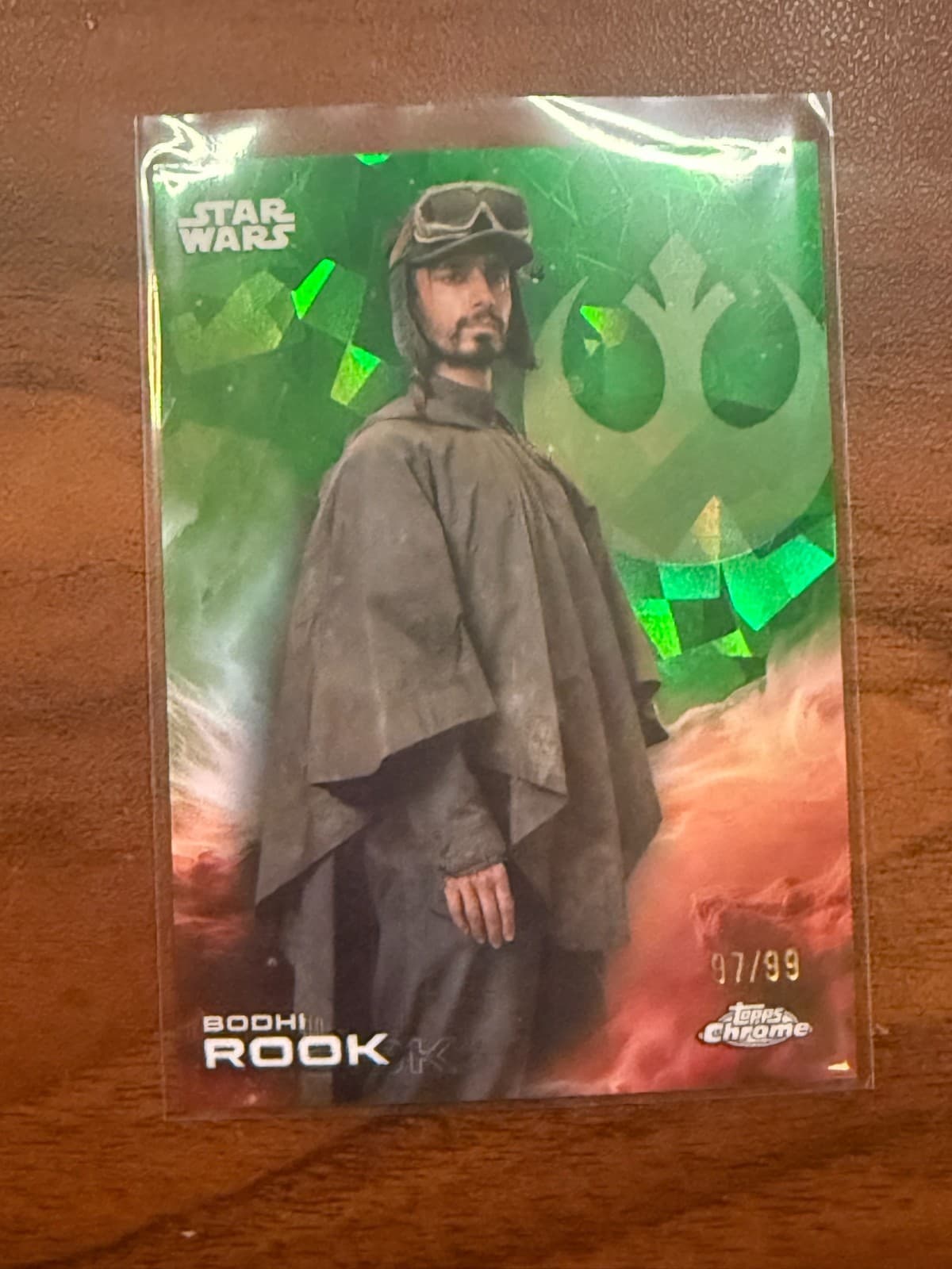 2025 Topps Chrome Sapphire Star Wars Bohdi Rook /99