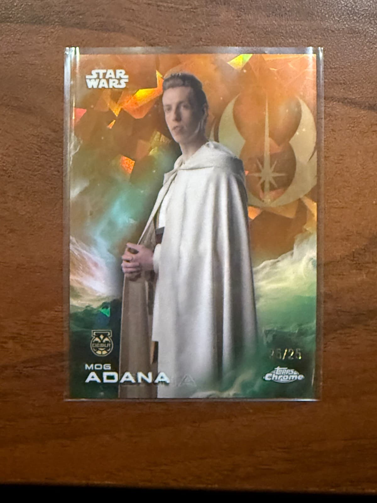 2025 Topps Chrome Sapphire Star Wars Mog Adana /25