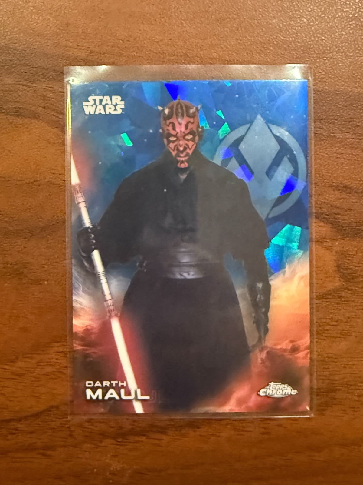 2025 Topps Chrome Sapphire Star Wars Darth Maul #28