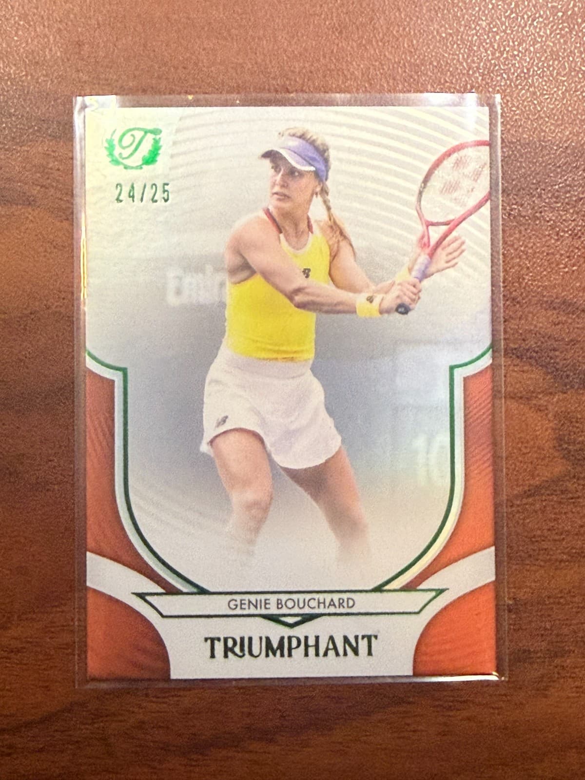 2025 Topps Triumphant Genie Bouchard /25