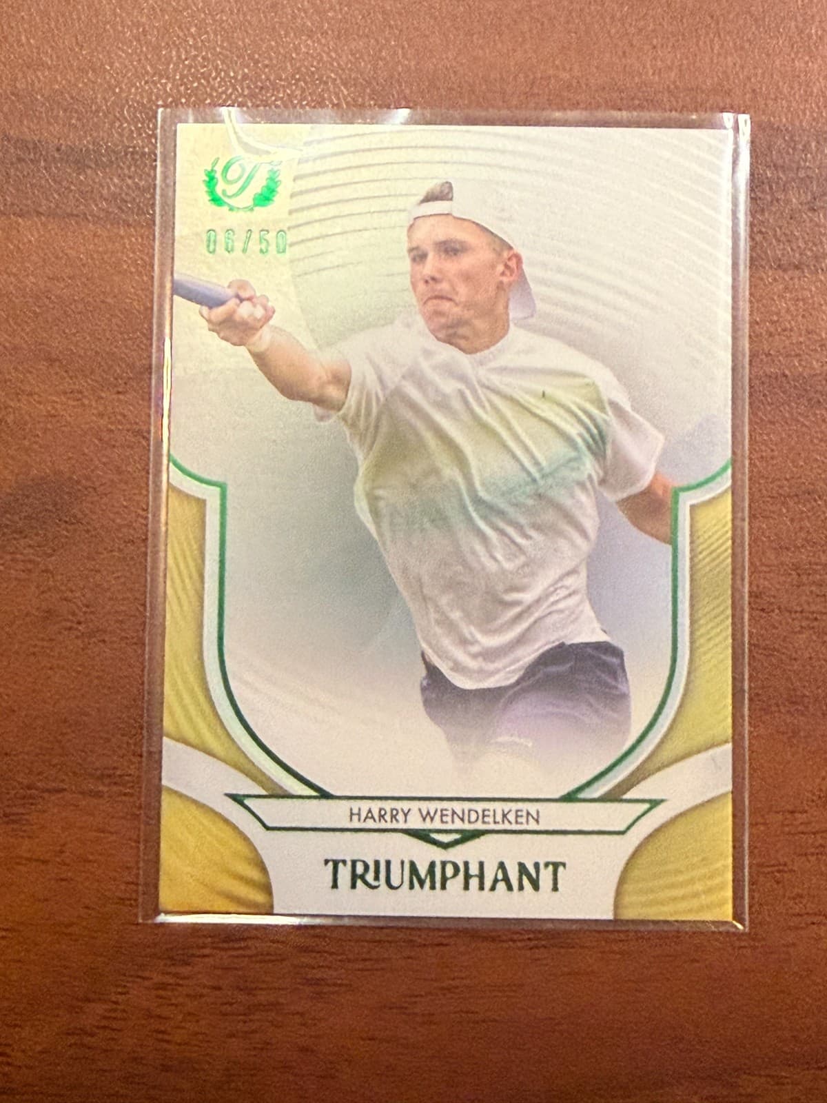 2025 Topps Triumphant Harry Wendelken /50