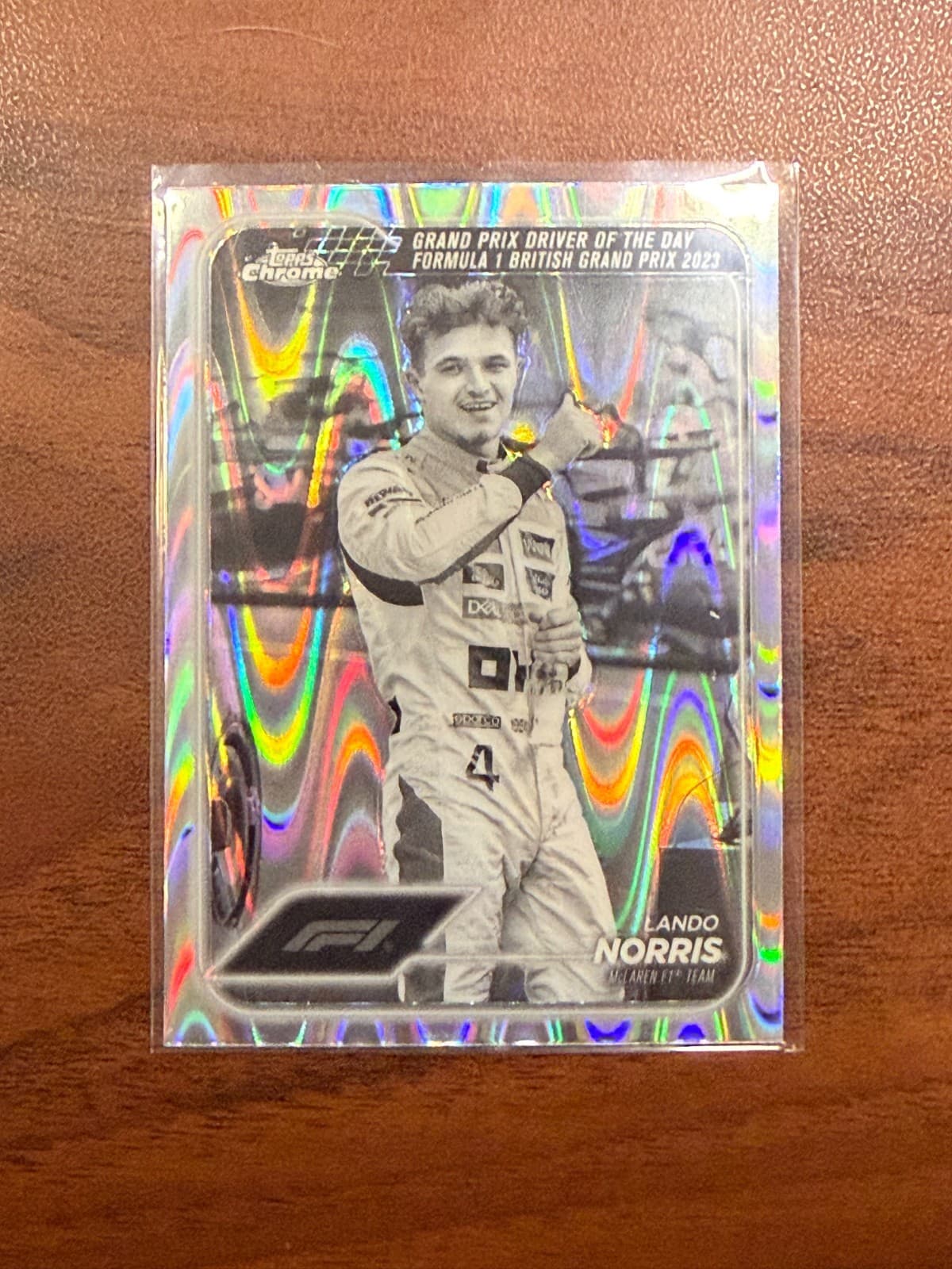 2024 Topps Chrome Formula 1 F1 Lando Norris #168 Raywave