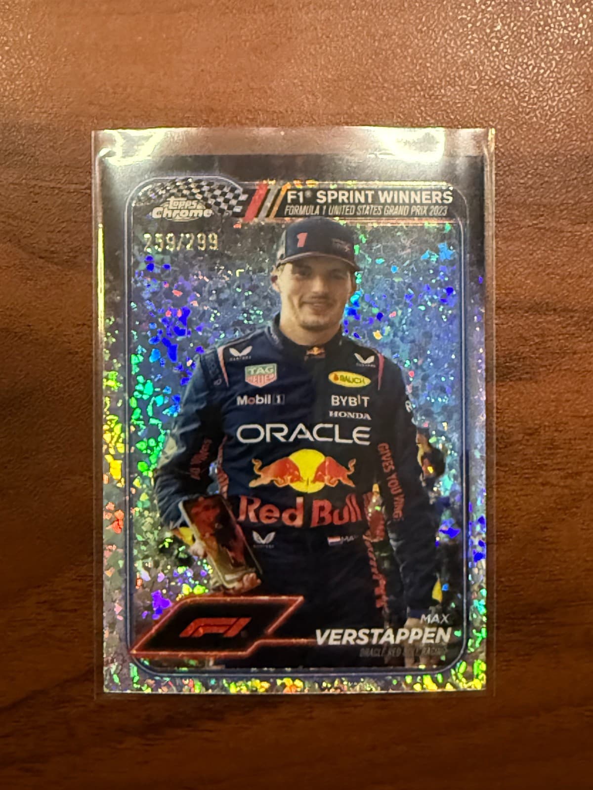2024 Topps Chrome Formula 1 F1 Max Verstappen /299