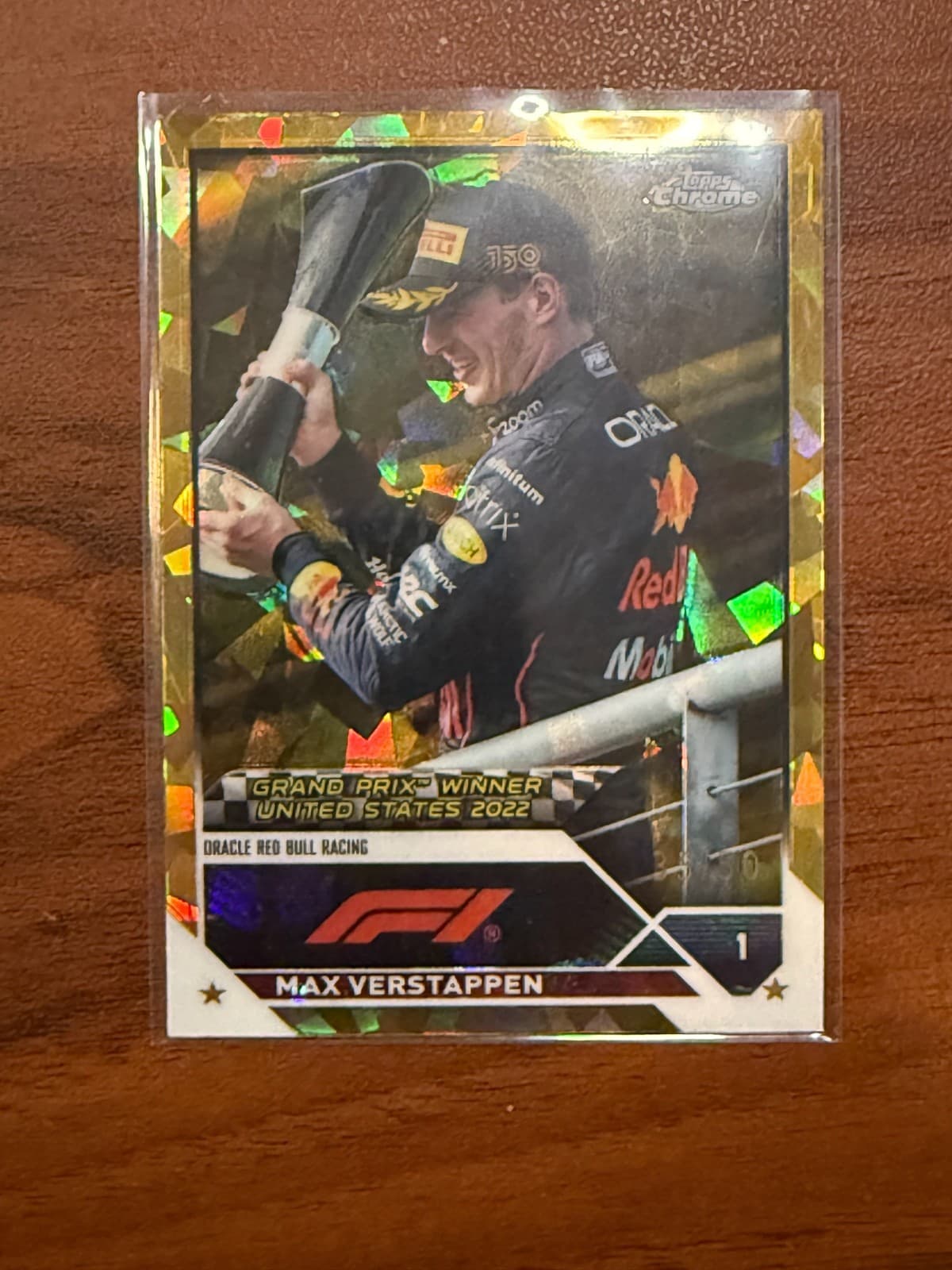 2023 Topps Chrome Formula 1 F1 Max Verstappen /50