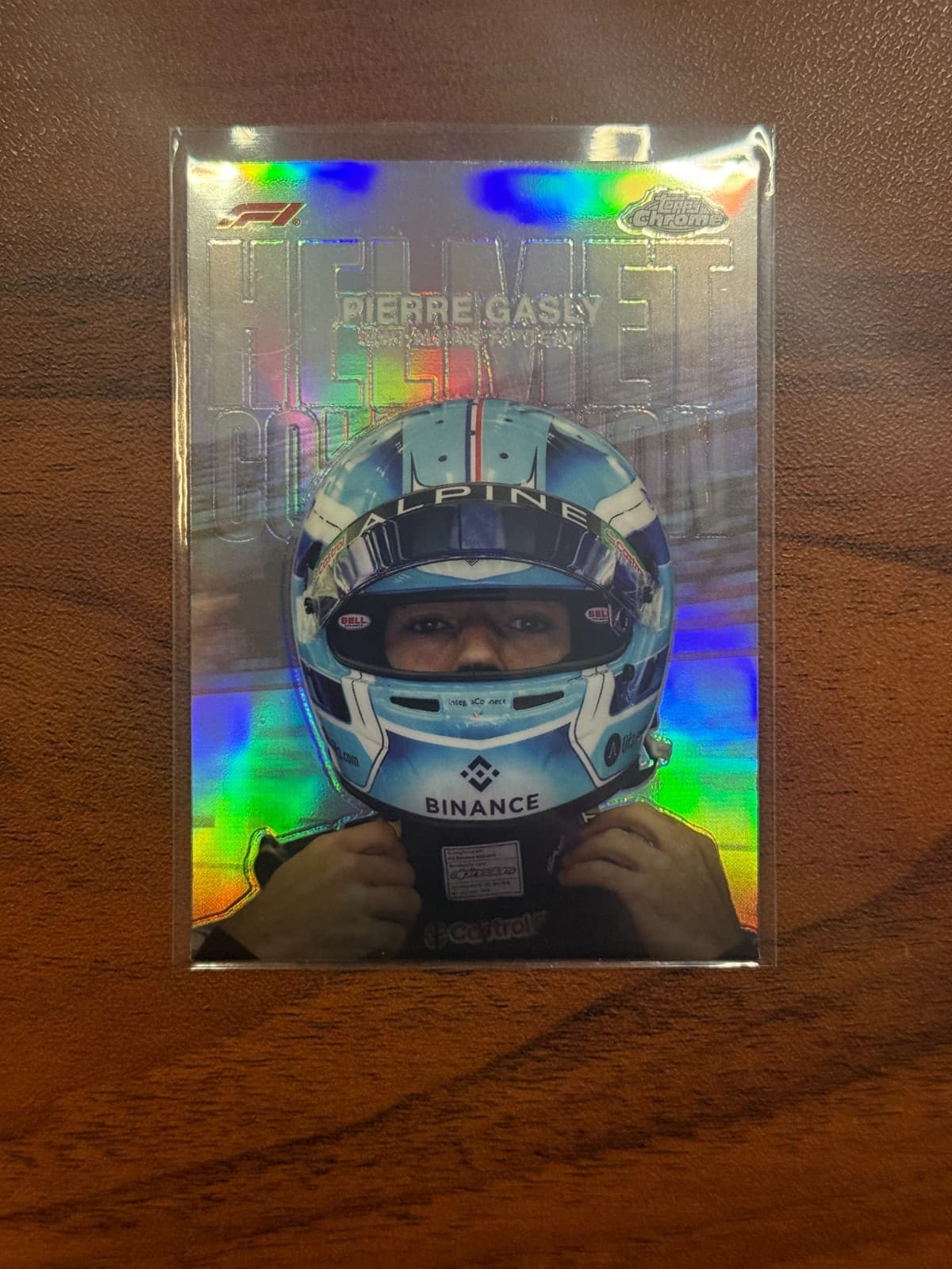 2024 Topps Chrome Formula 1 F1 Helmet Pierre Gasly