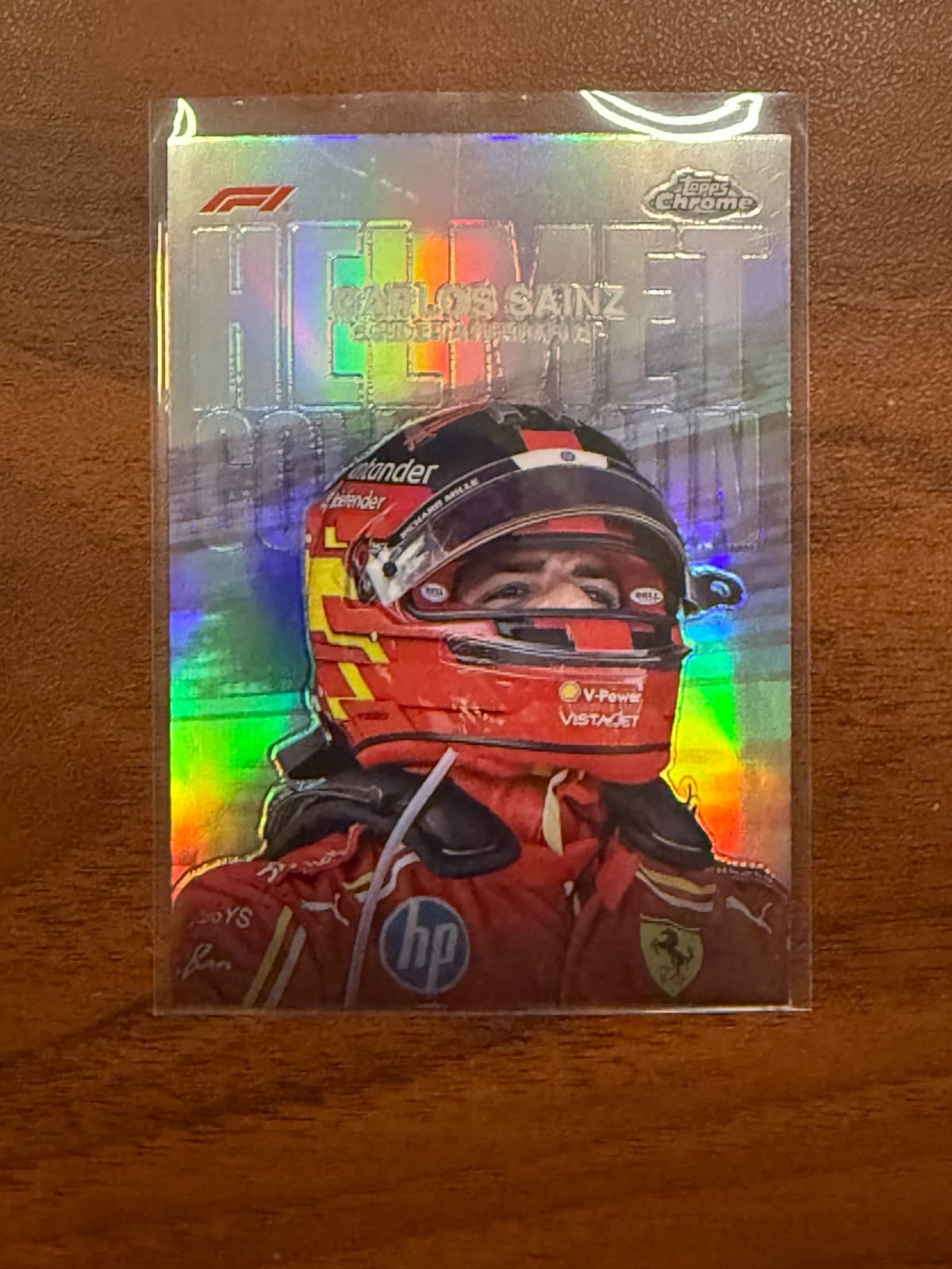 2024 Topps Chrome Formula 1 F1 Helmet Carlos Sainz