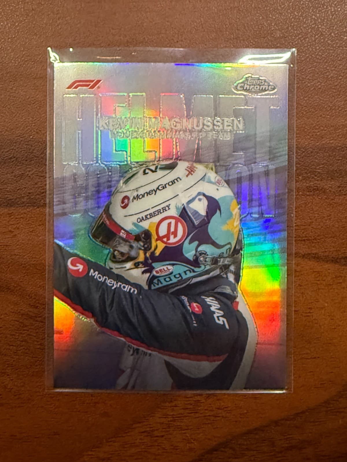 2024 Topps Chrome Formula 1 F1 Helmet Kevin Magnussen