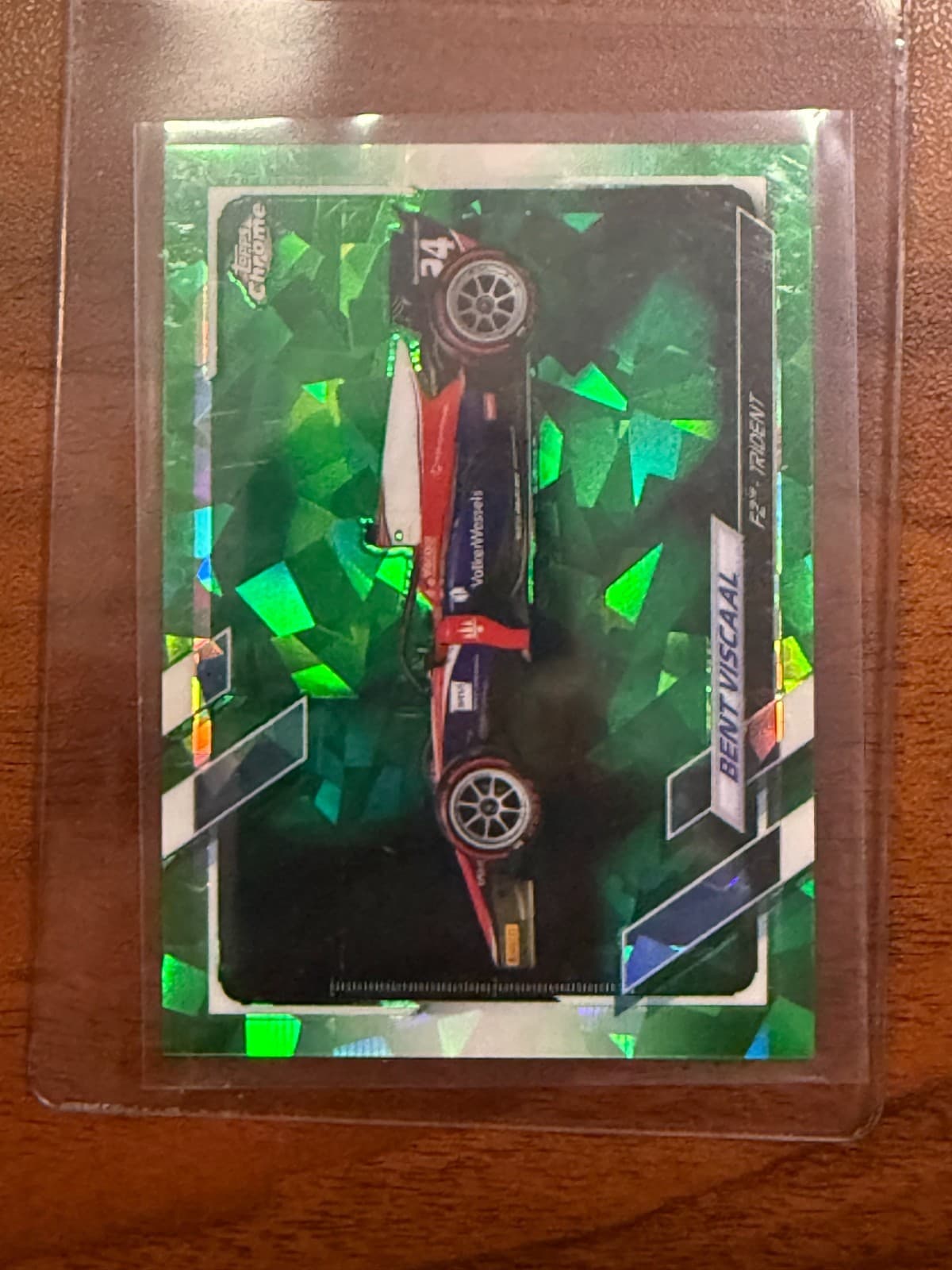 2021 Chrome Sapphire Formula 1 F1 Bent Viscaal /75