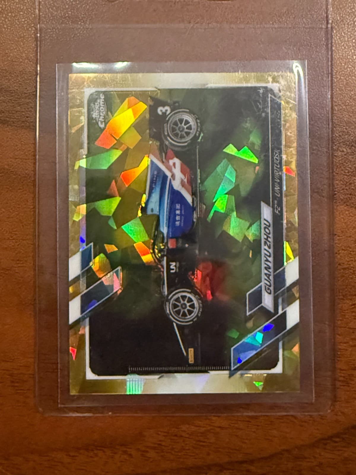 2021 Chrome Sapphire Formula 1 F1 Zhou Guanyu /50