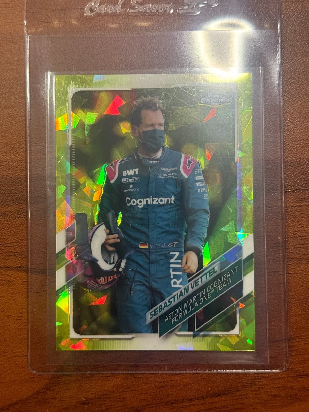 2021 Chrome Sapphire Formula 1 F1 Sabastian Vettel  /199
