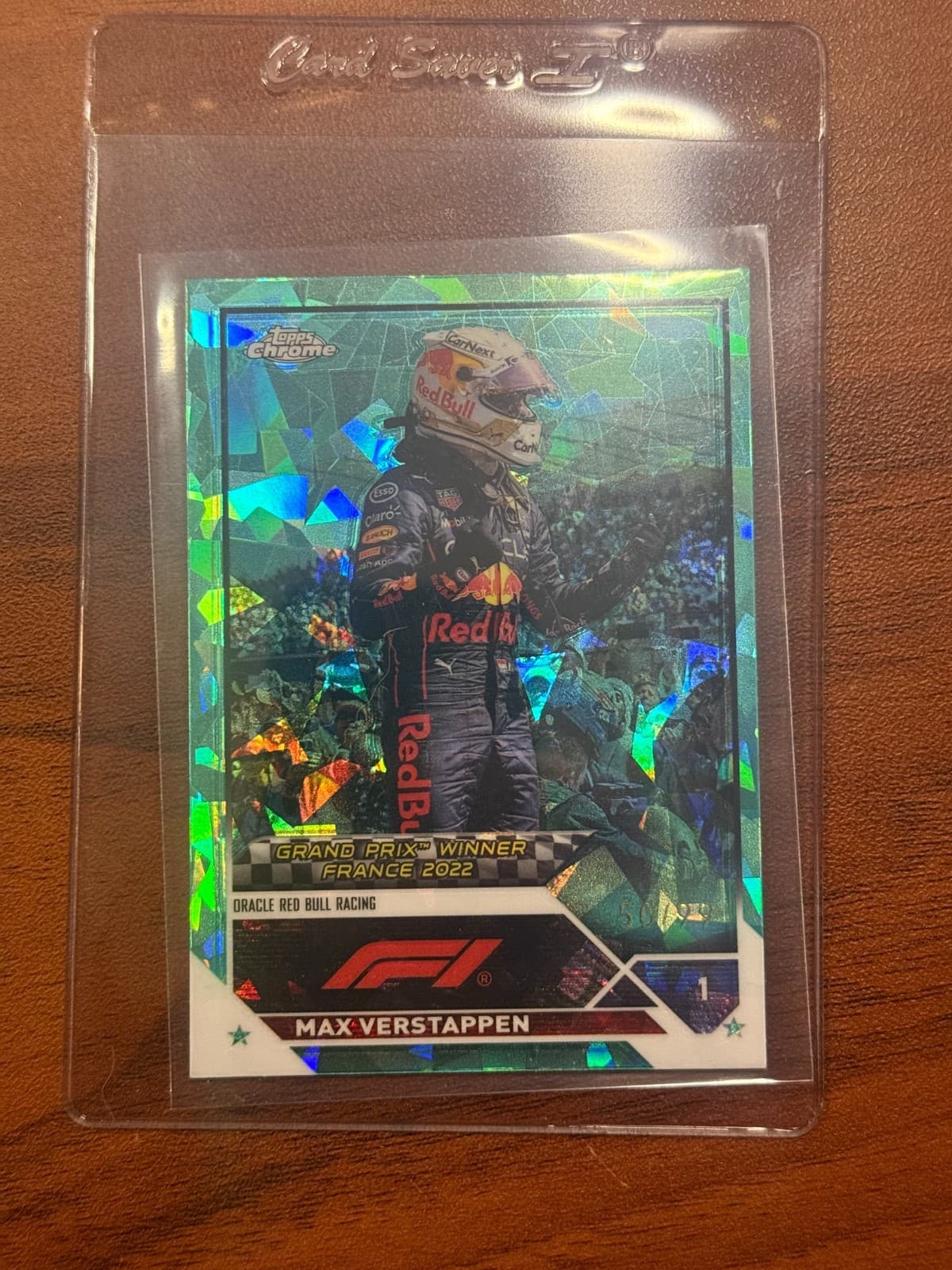 2023 Chrome Sapphire Formula 1 F1 Max Verstappen /99