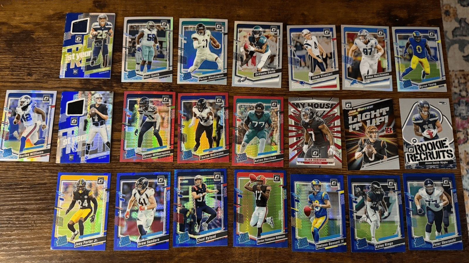 2023 Donruss Optic Blues Reds Collection Lot Relics