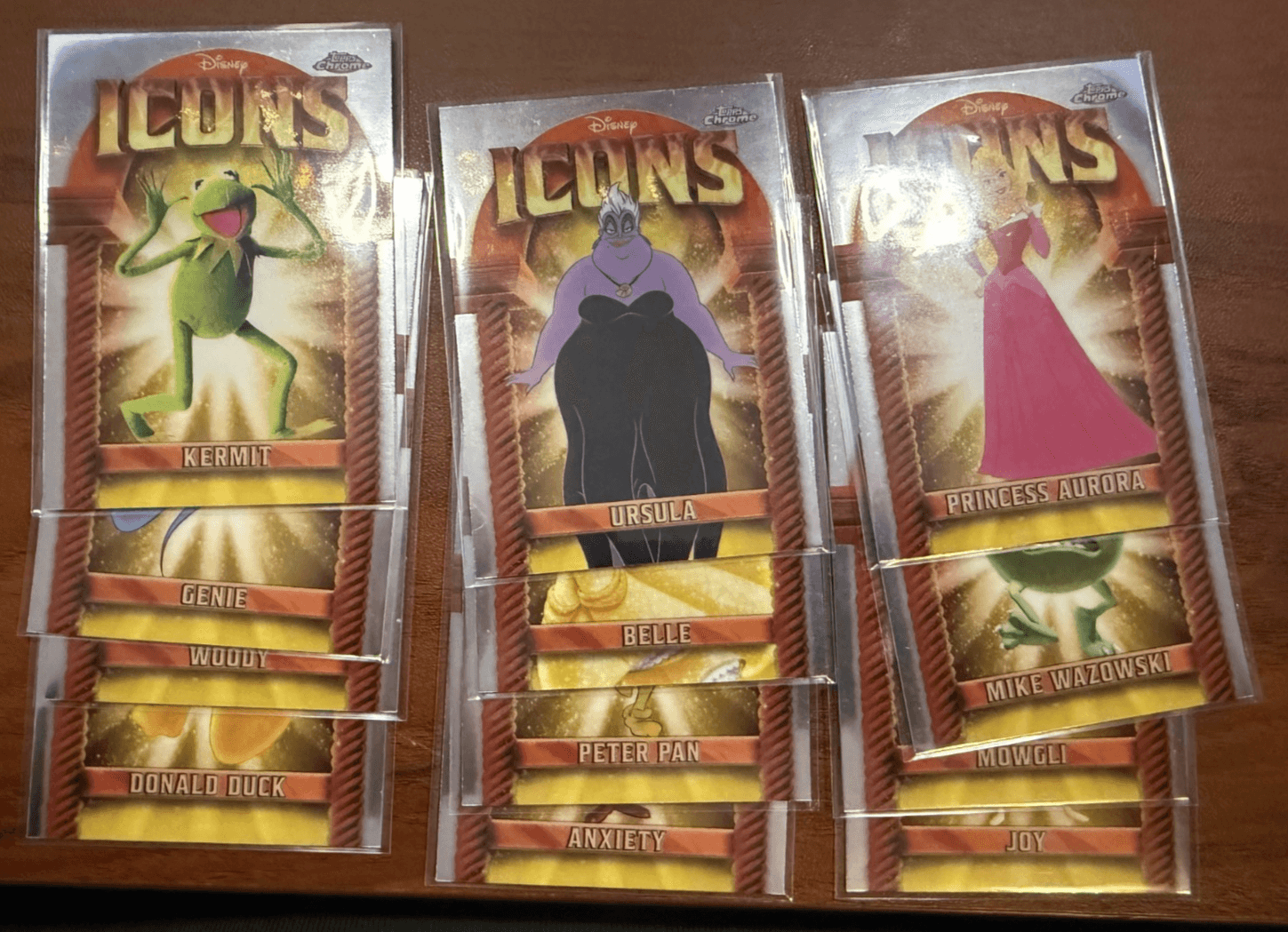 2025 Topps Chrome Disney Icons Lot