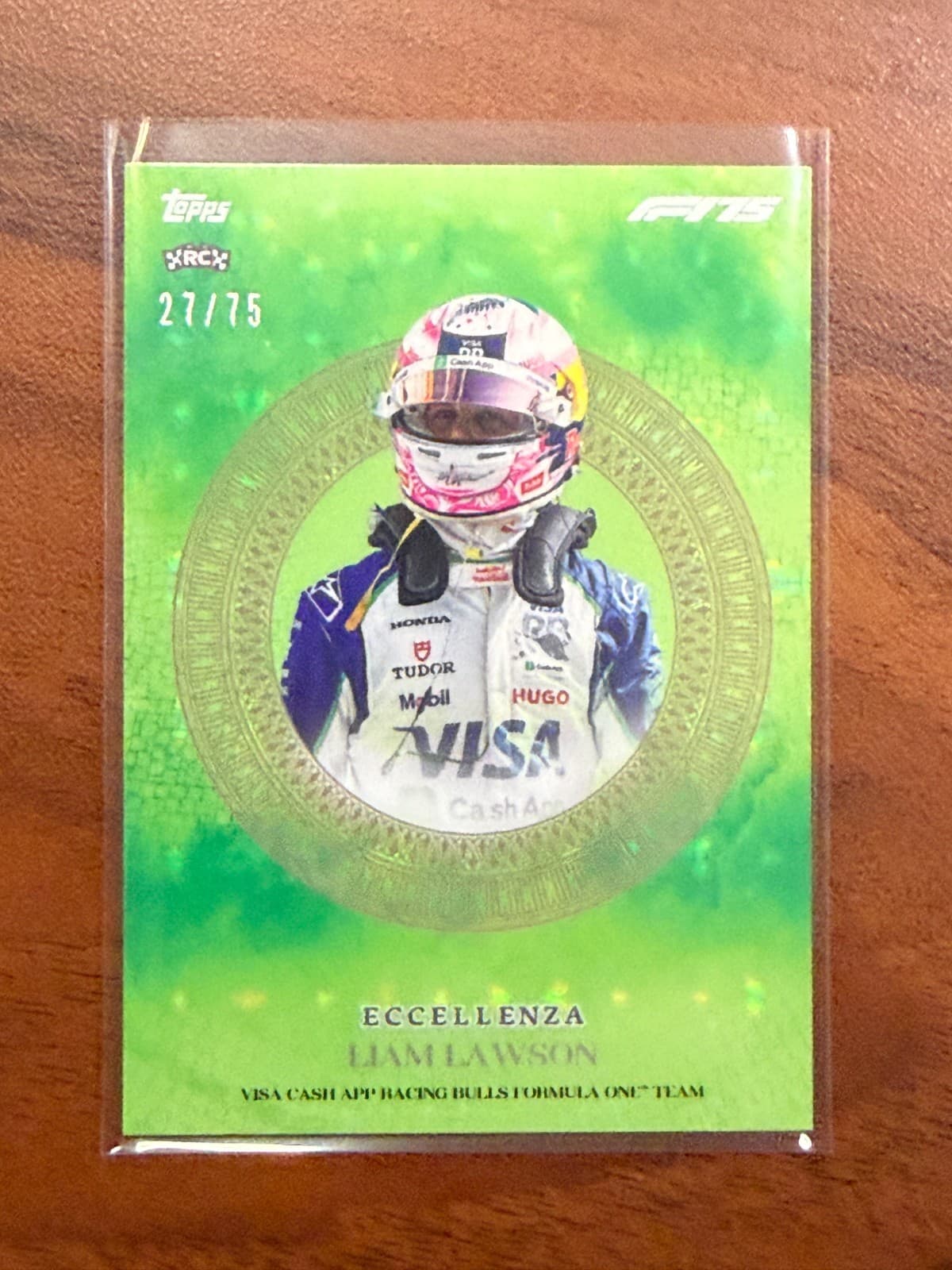 2025 Topps Eccellenza Liam Lawson /75