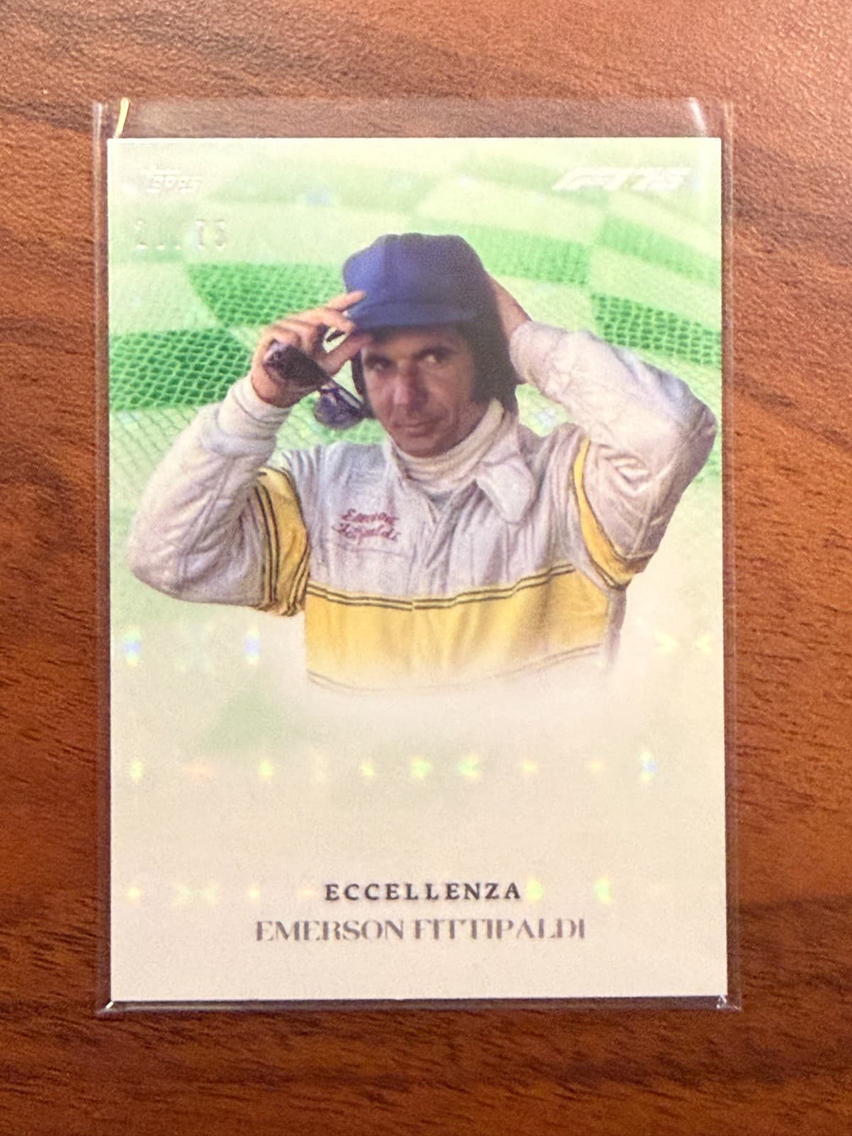 2025 Topps Eccellenza Emerson Fittipaldi /75