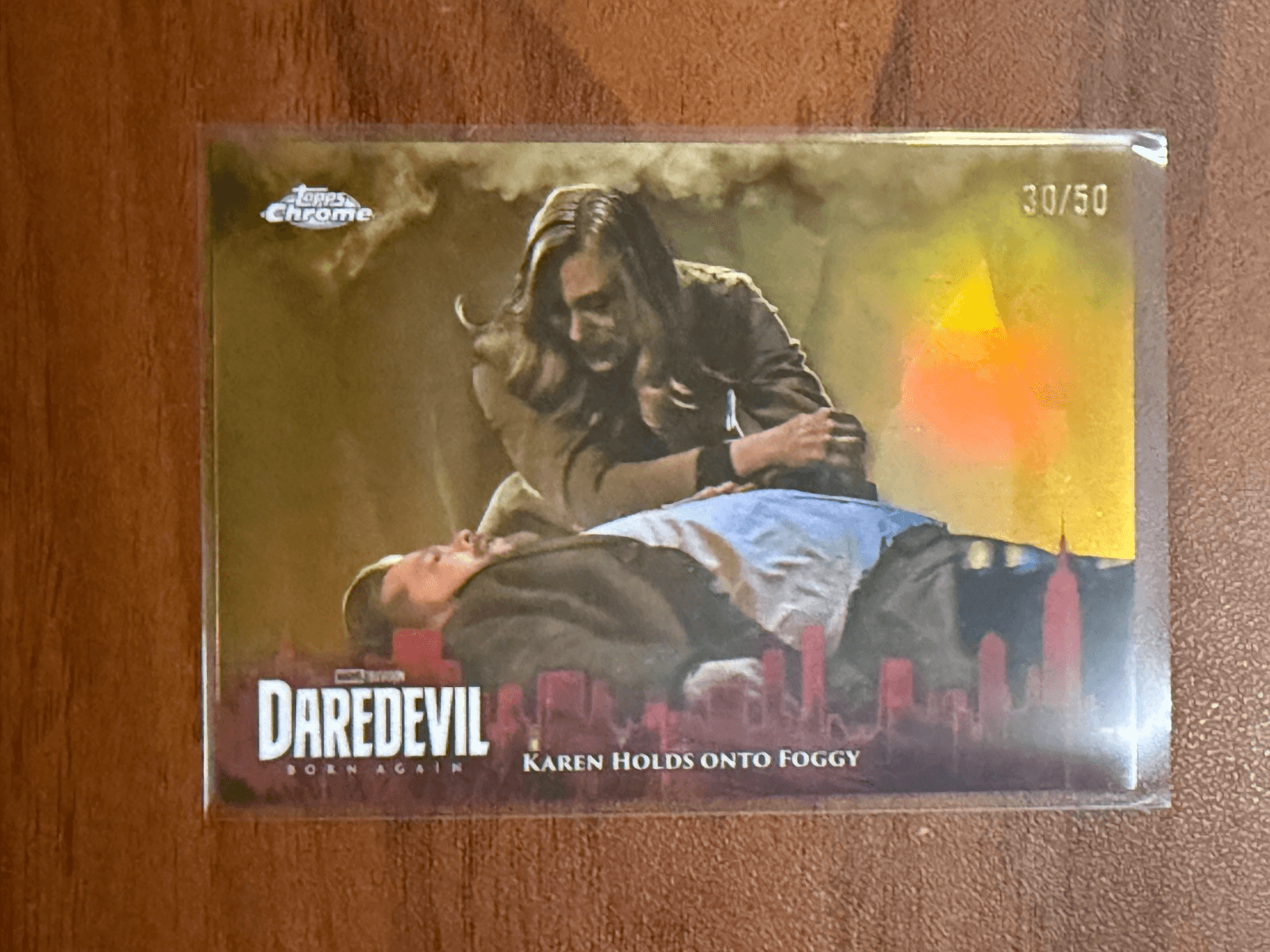 2025 Topps Chrome Marvel Daredevil Karen Foggy /50