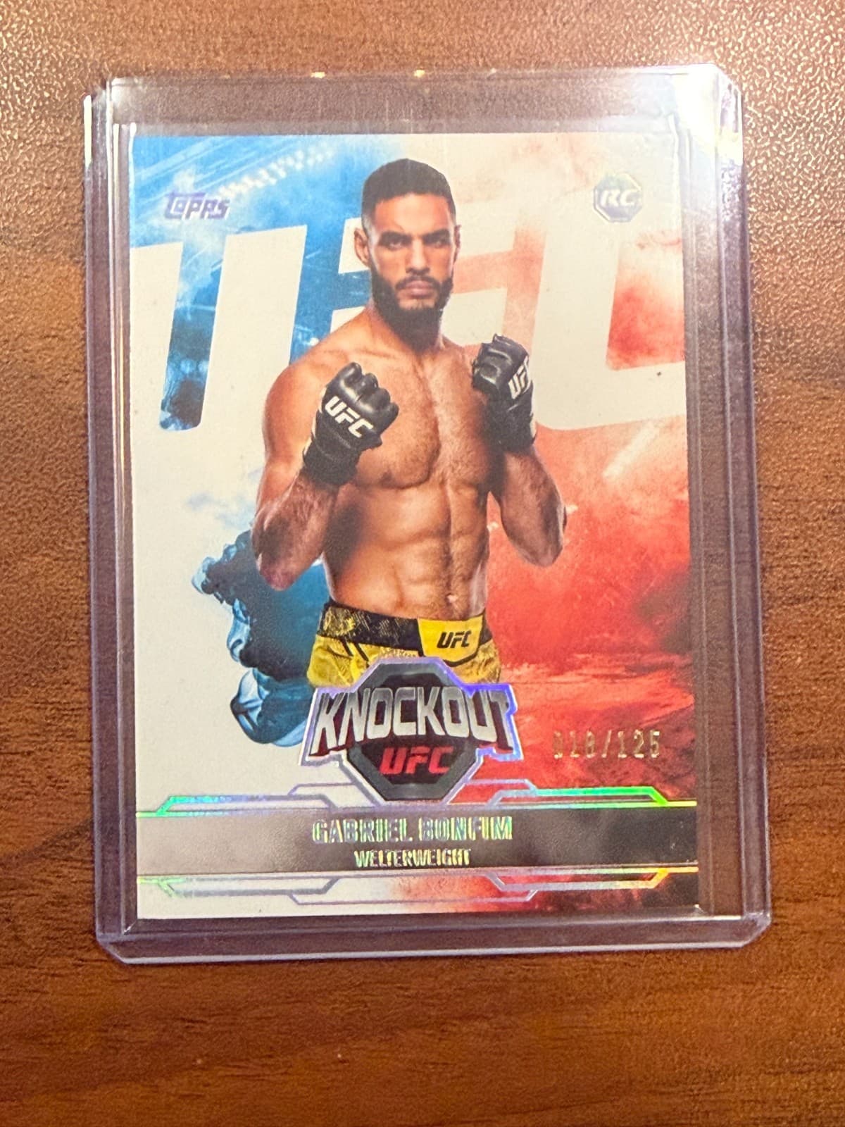 2025 Topps UFC Knockout Gabriel Bonfim /125