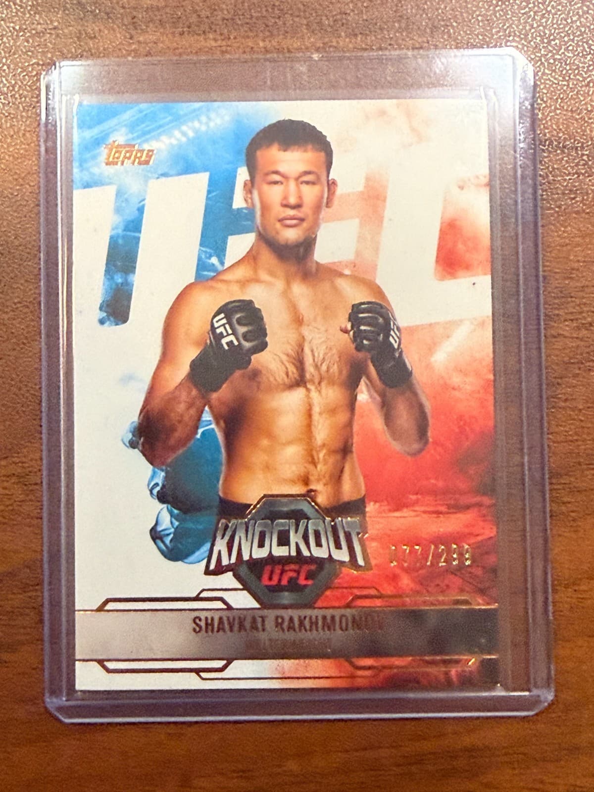 2025 Topps UFC Knockout Shavkat Rakhmonov /299