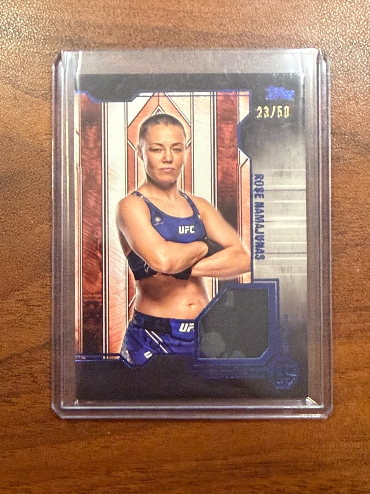 2025 Topps UFC Knockout Rose Namajunas Relic /50