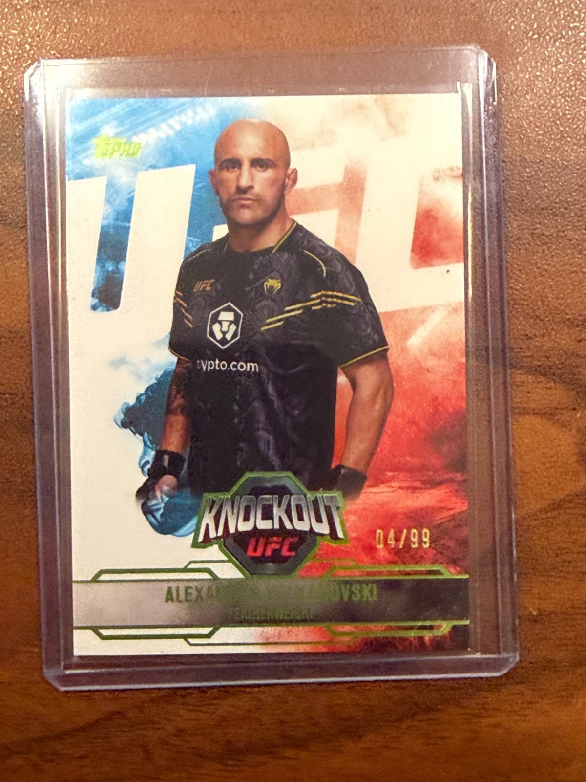 2025 Topps UFC Knockout Alexander Volkanovski /99
