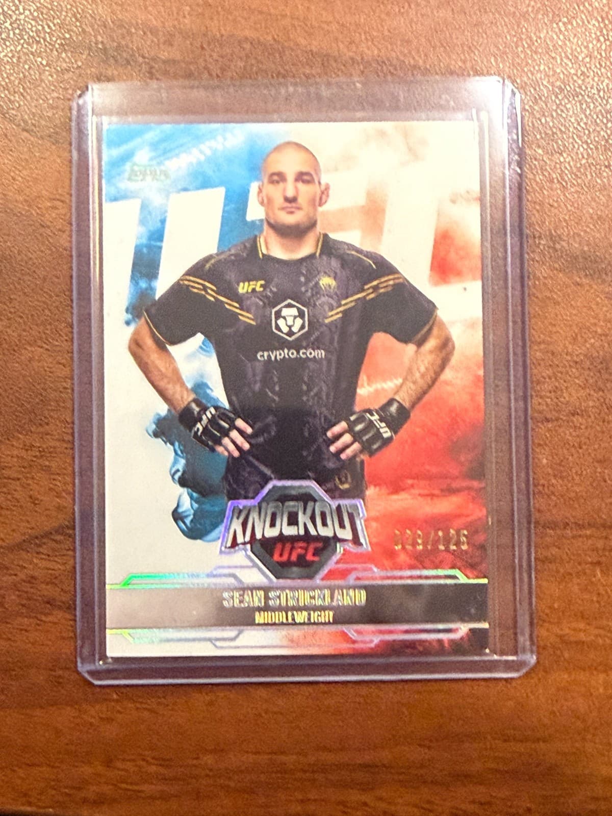 2025 Topps UFC Knockout Sean Strickland /125