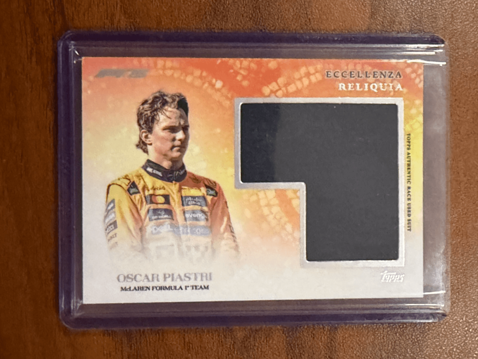2025 Topps Eccellenza Oscar Piastri Relic