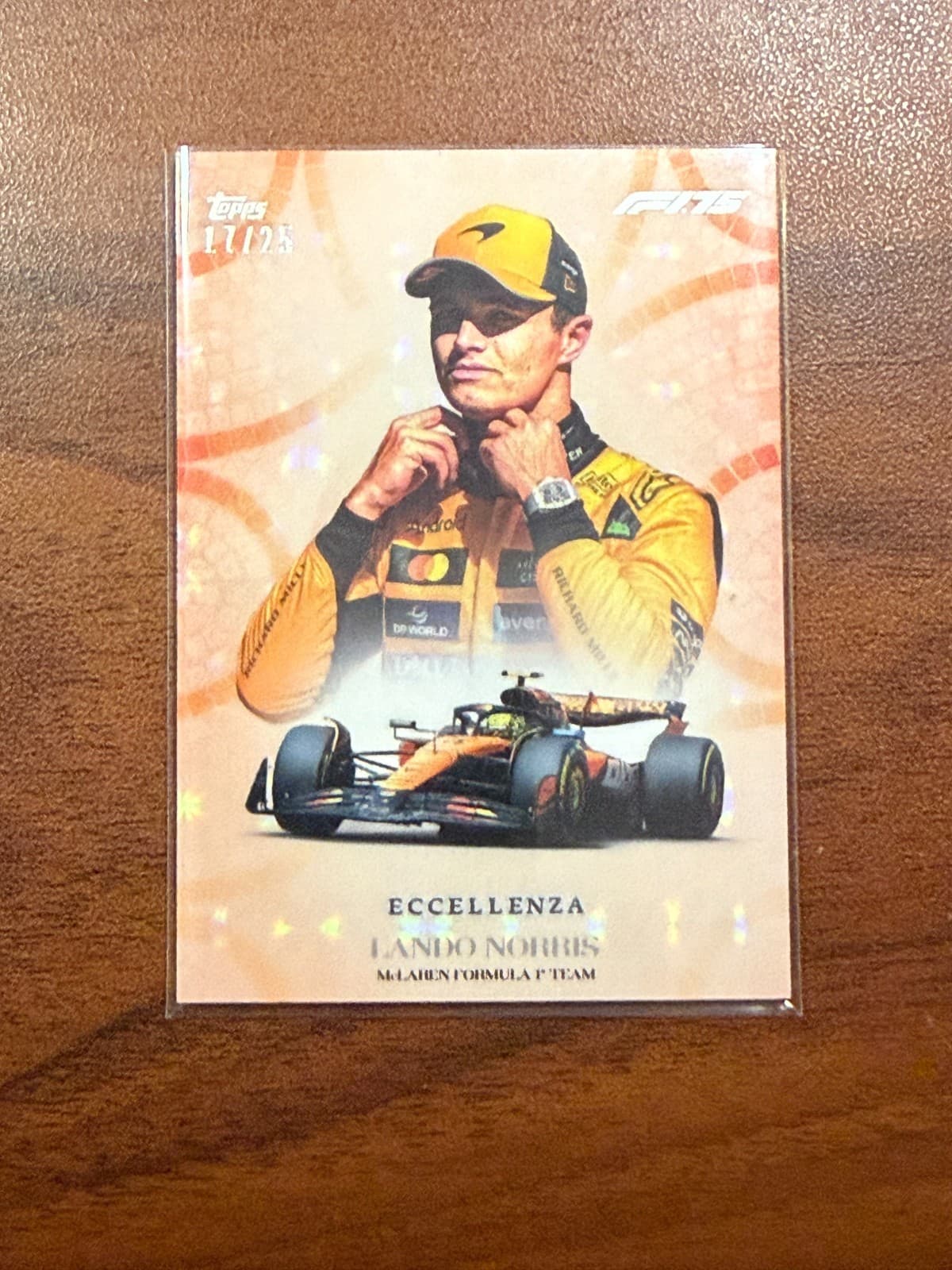 2025 Topps Eccellenza Lando Norris /25