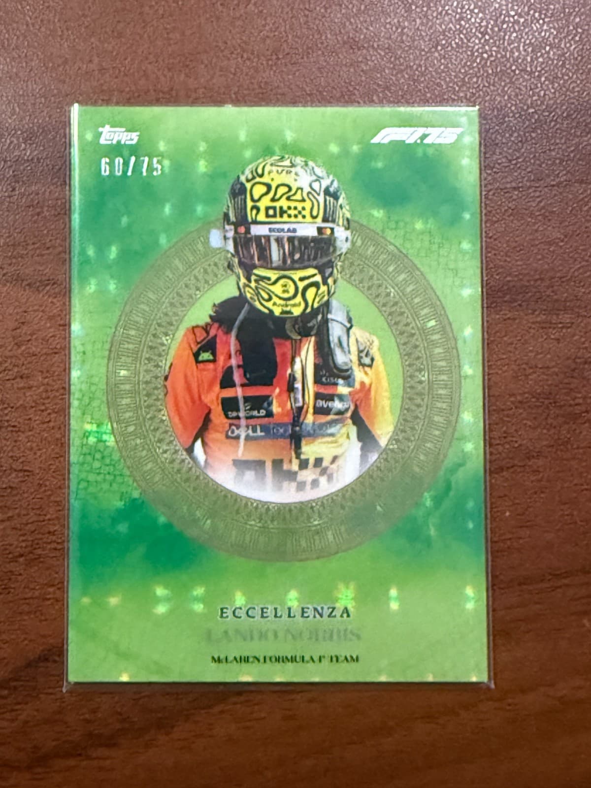 2025 Topps Eccellenza Lando Norris /75