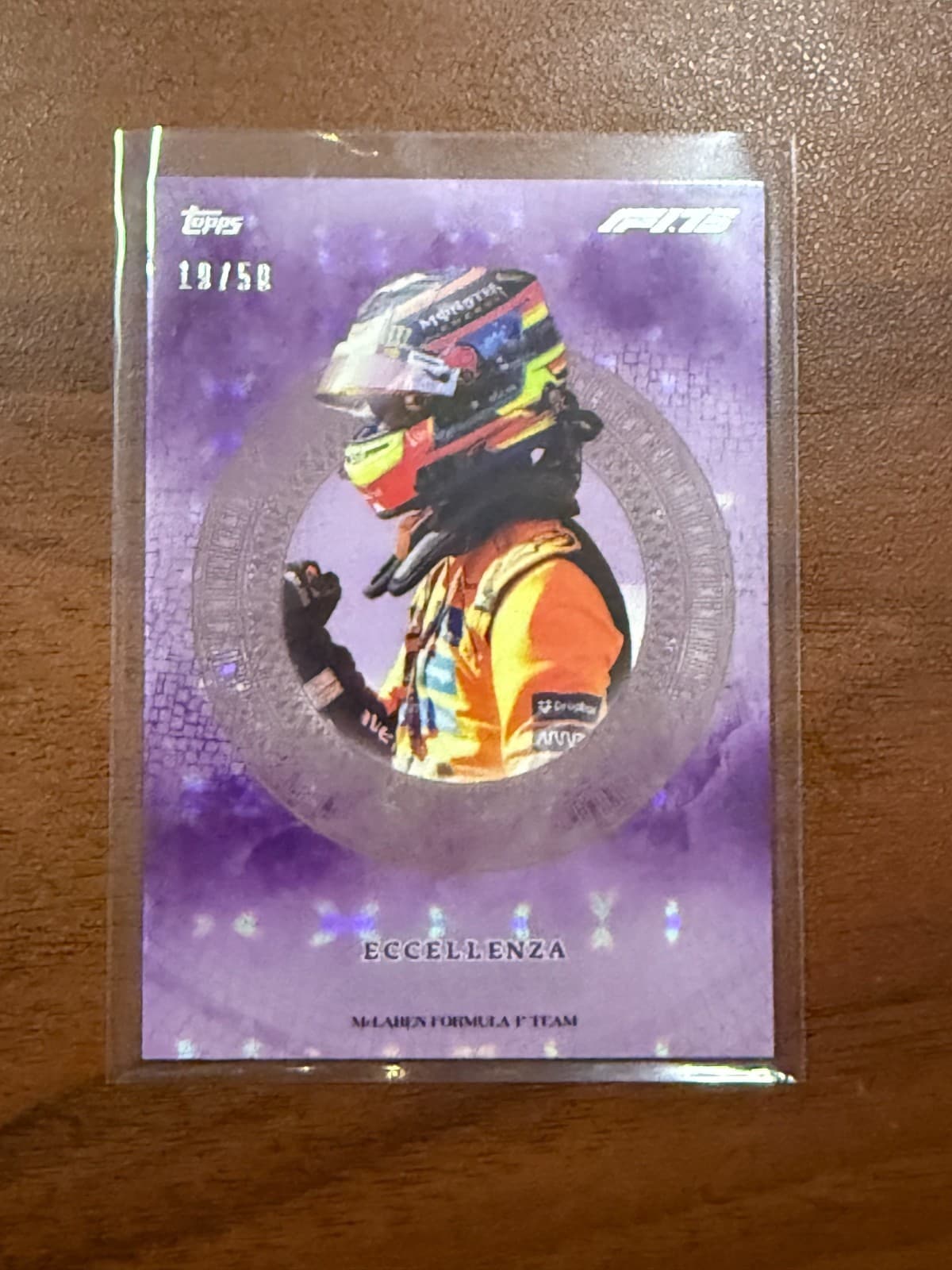 2025 Topps Eccellenza Oscar Piastri /50